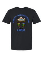 LWN Liberty Warrior Nation Kansas v2 with Text Shirt