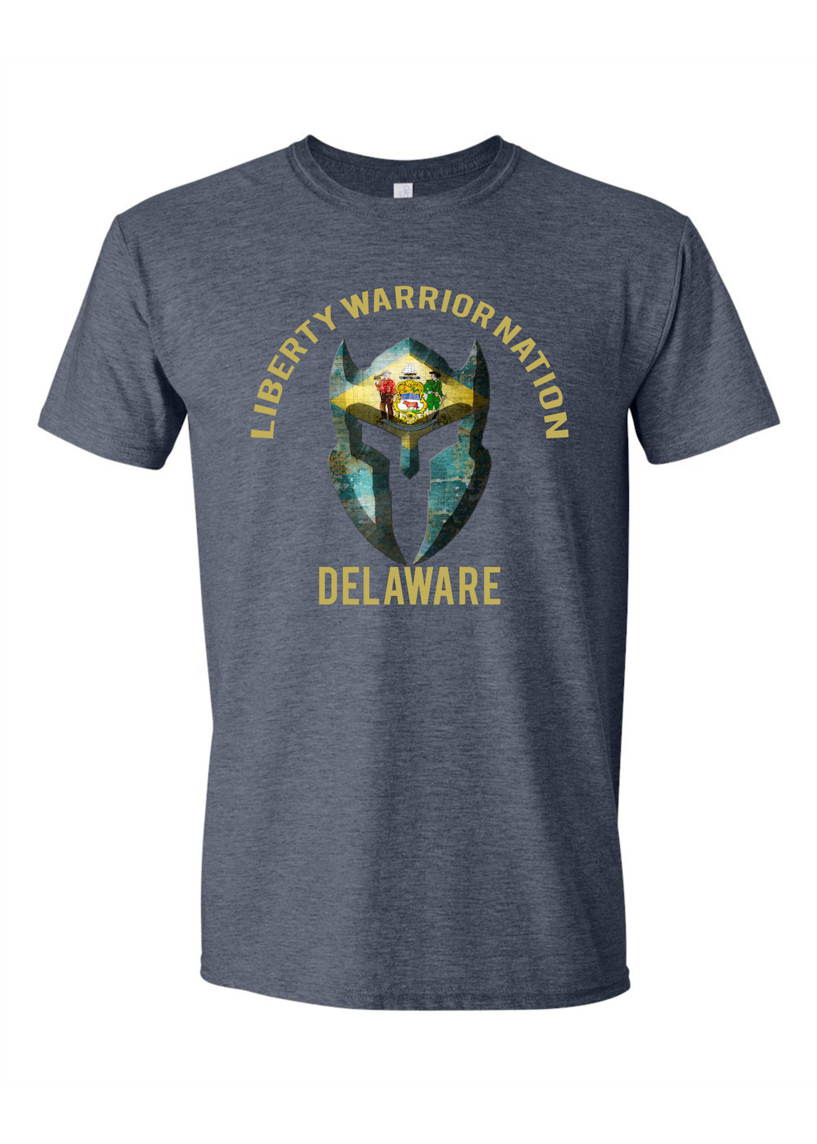 LWN Liberty Warrior Nation Delaware v2 with Text Shirt
