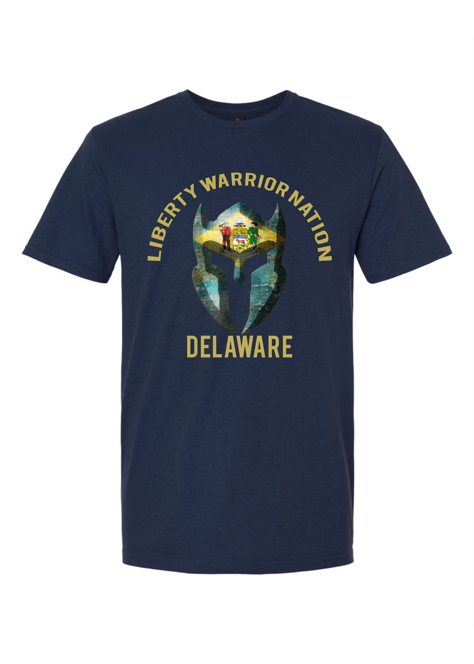 LWN Liberty Warrior Nation Delaware v2 with Text Shirt