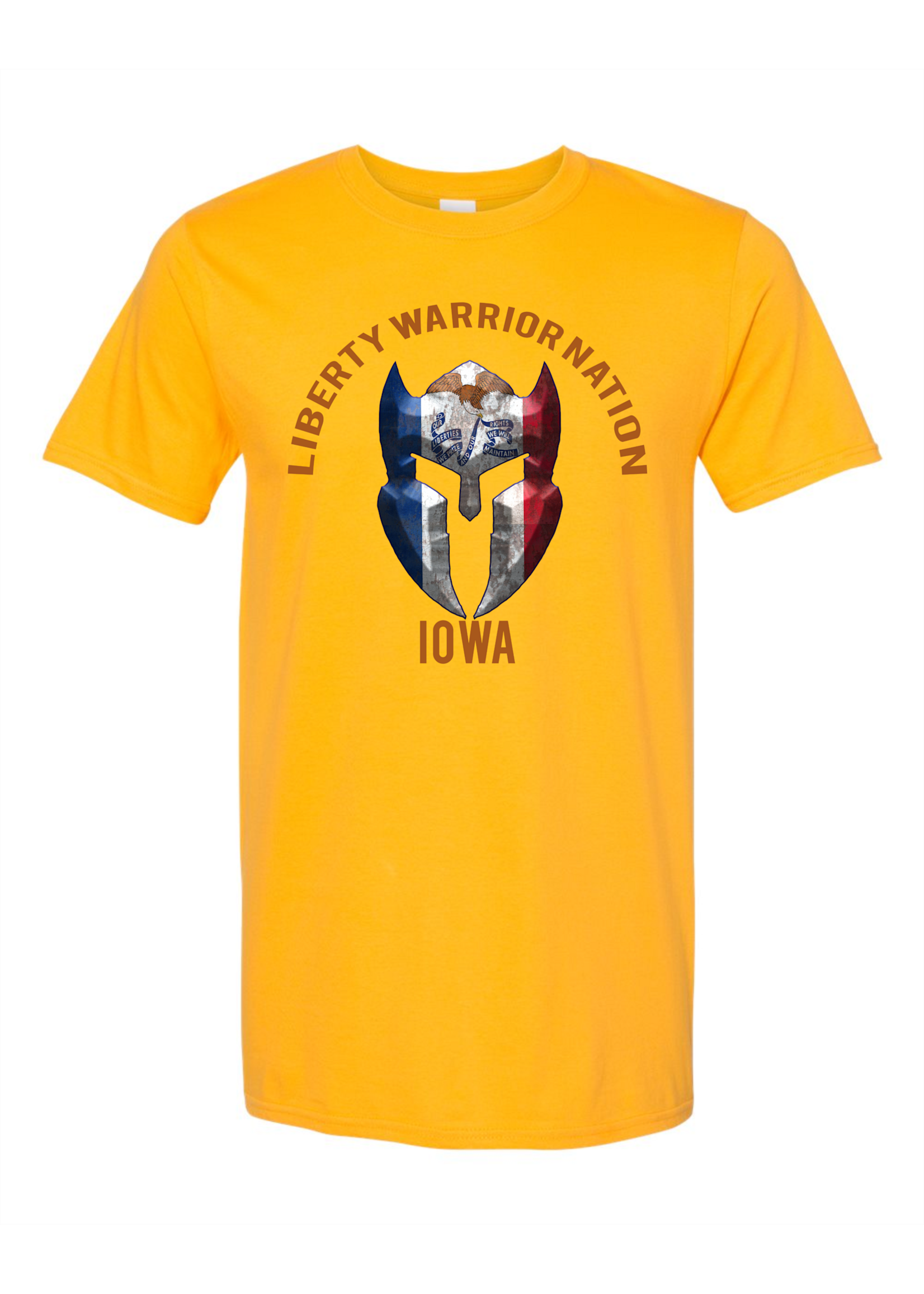 LWN Liberty Warrior Nation Iowa with Text v2 Shirt