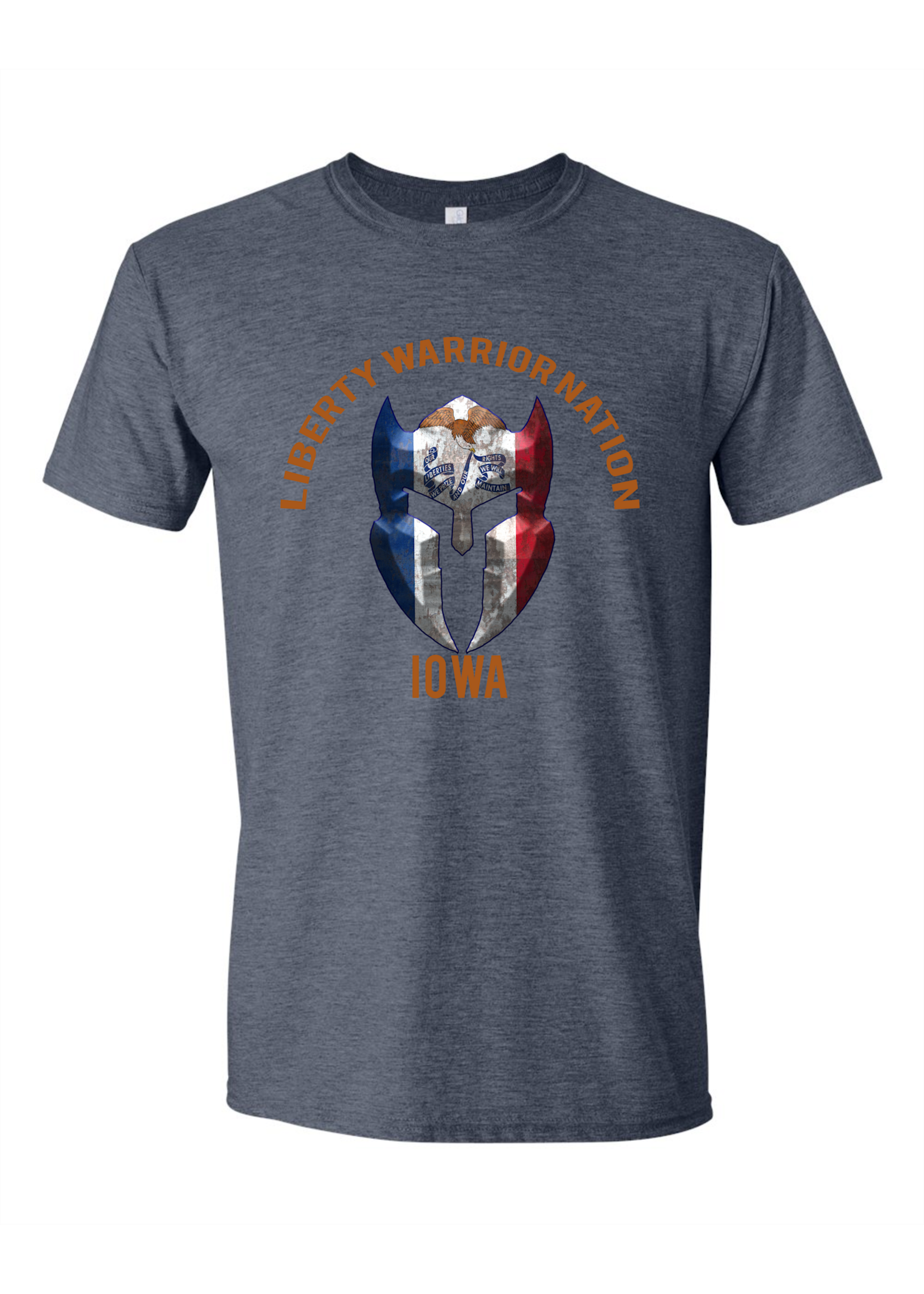 LWN Liberty Warrior Nation Iowa with Text v2 Shirt