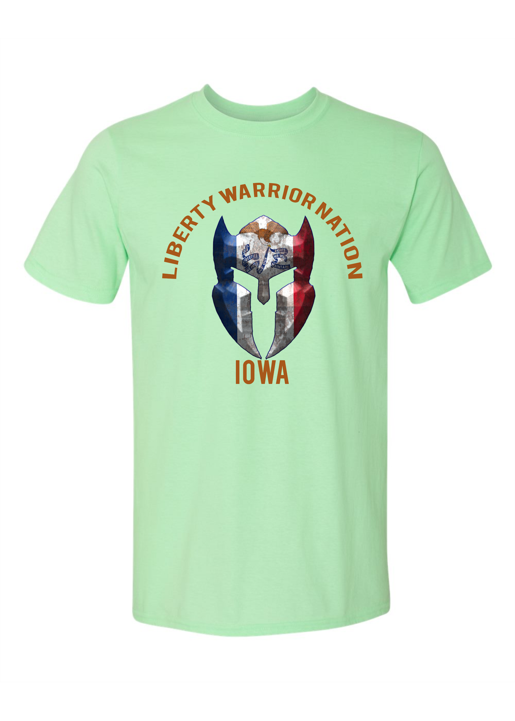 LWN Liberty Warrior Nation Iowa with Text v2 Shirt