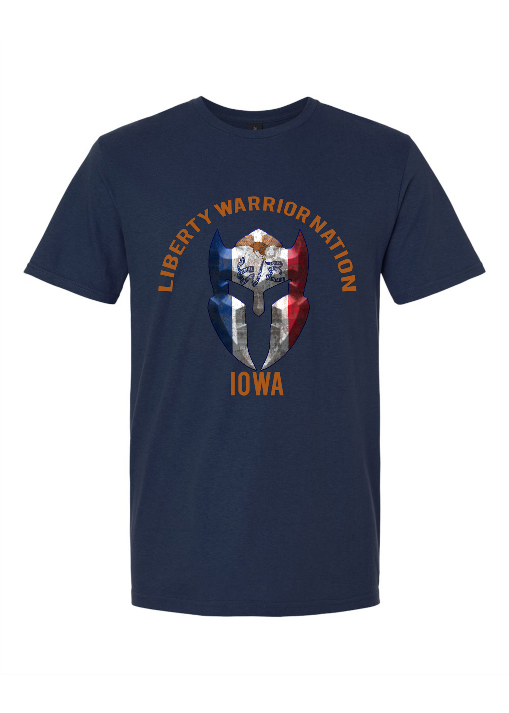 LWN Liberty Warrior Nation Iowa with Text v2 Shirt