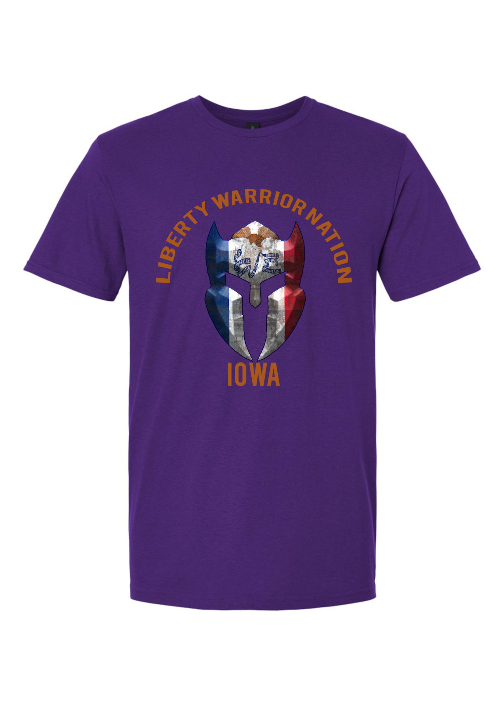 LWN Liberty Warrior Nation Iowa with Text v2 Shirt