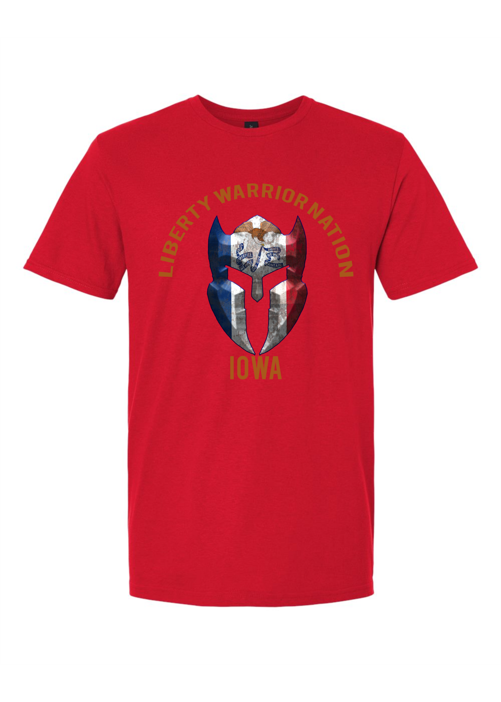 LWN Liberty Warrior Nation Iowa with Text v2 Shirt