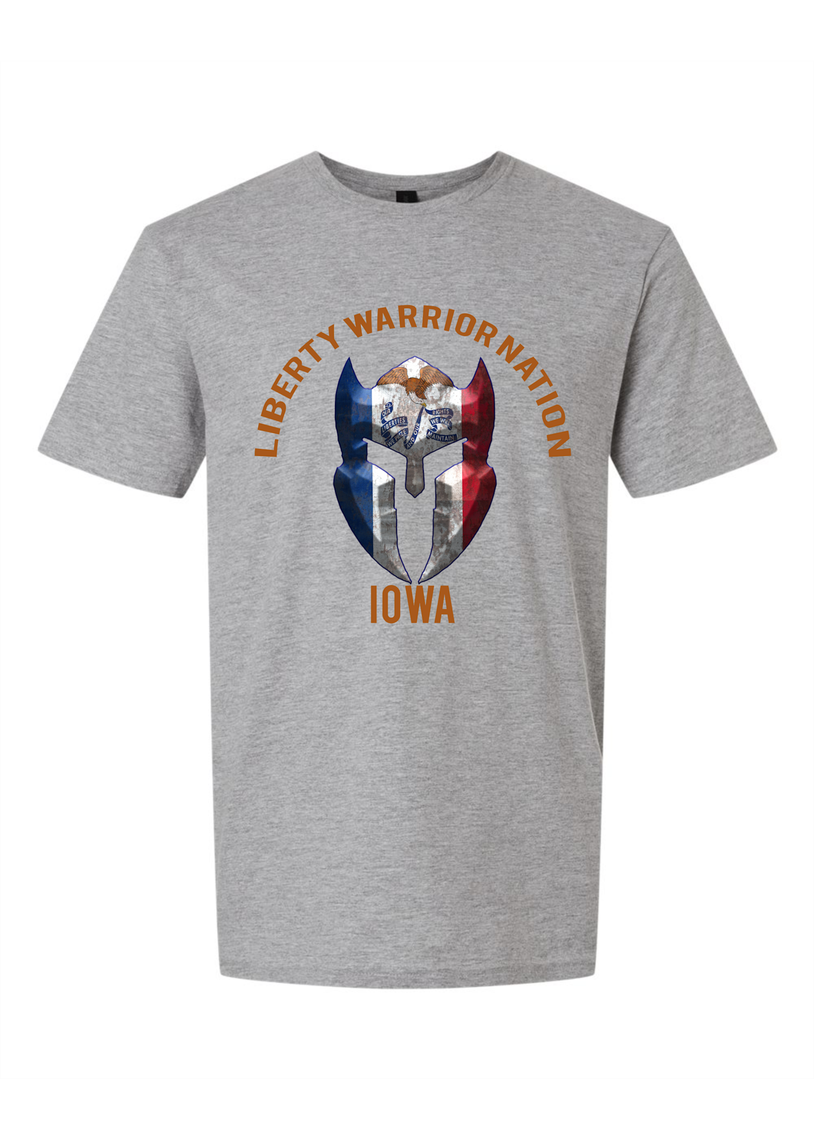 LWN Liberty Warrior Nation Iowa with Text v2 Shirt