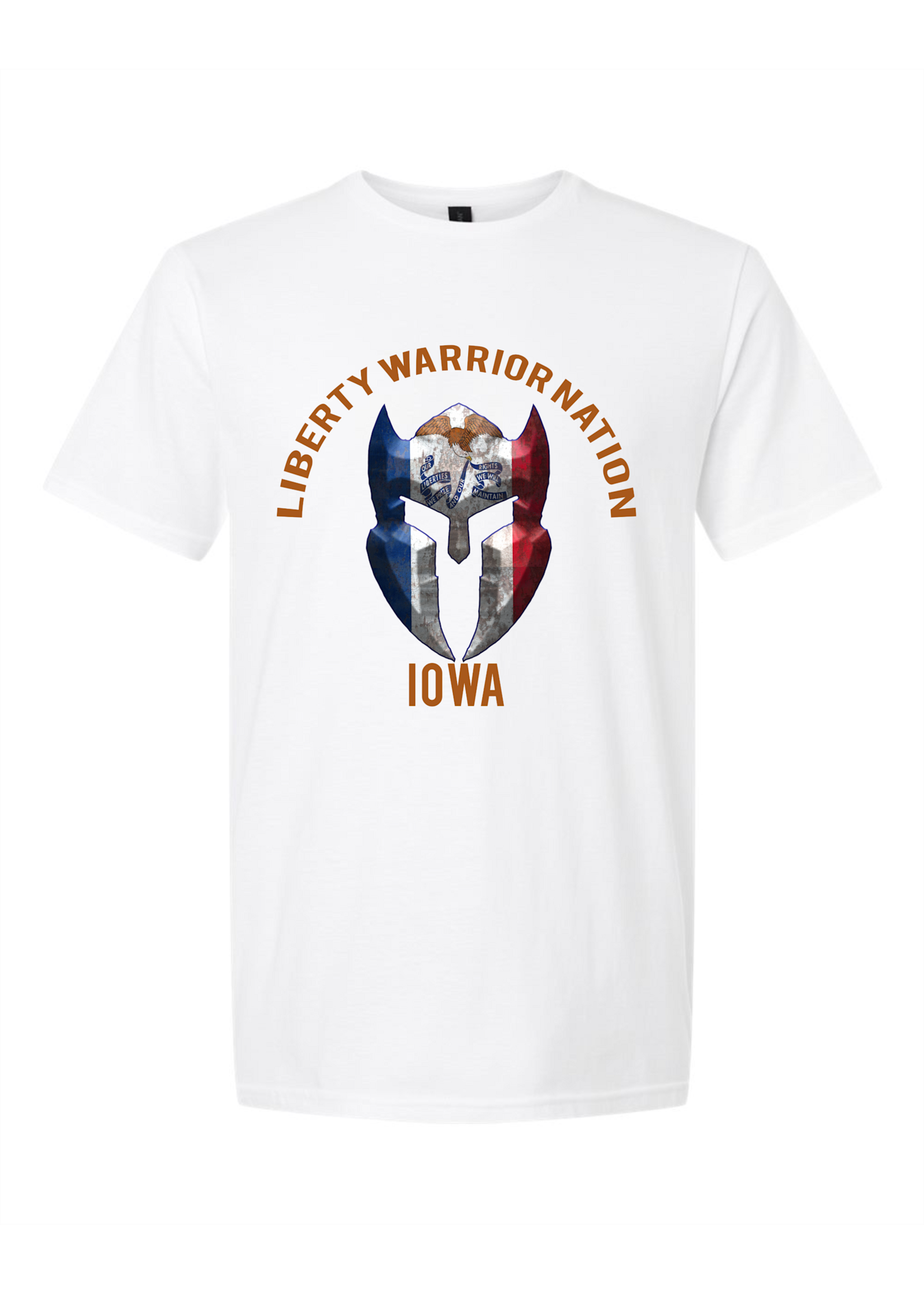 LWN Liberty Warrior Nation Iowa with Text v2 Shirt