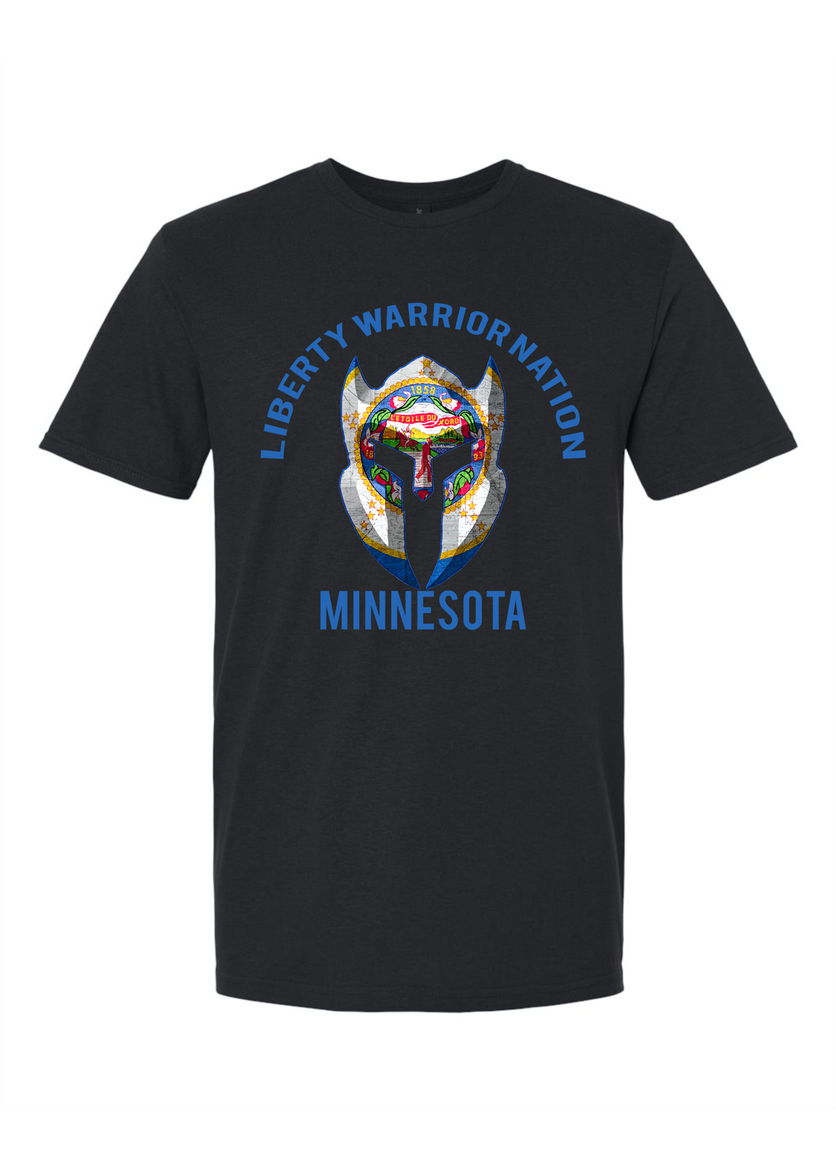 LWN Liberty Warrior Nation Minnesota v2 with Text Shirt