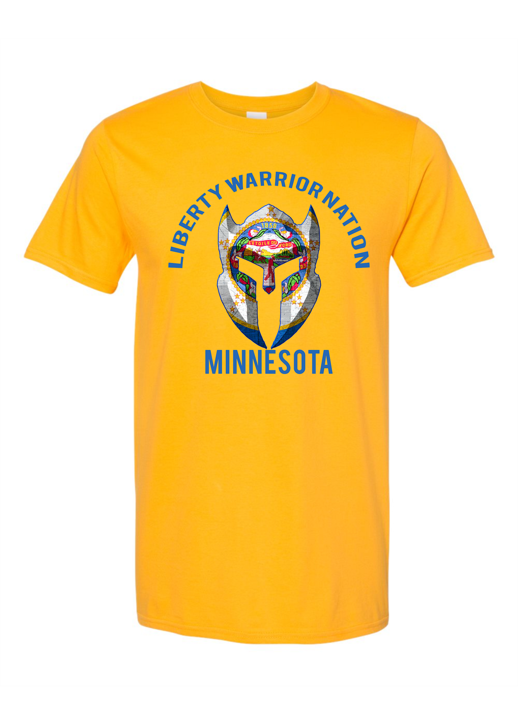 LWN Liberty Warrior Nation Minnesota v2 with Text Shirt