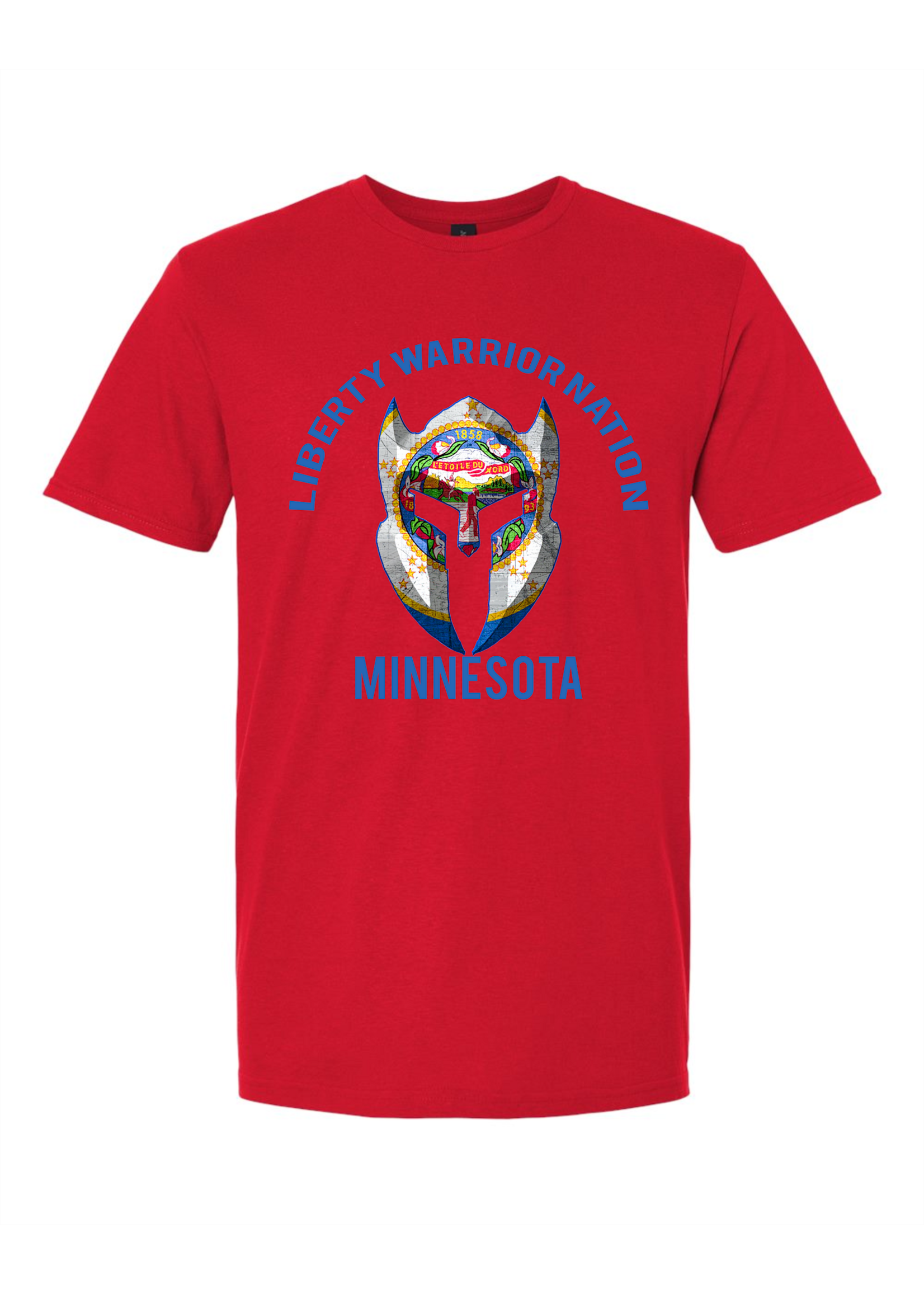 LWN Liberty Warrior Nation Minnesota v2 with Text Shirt