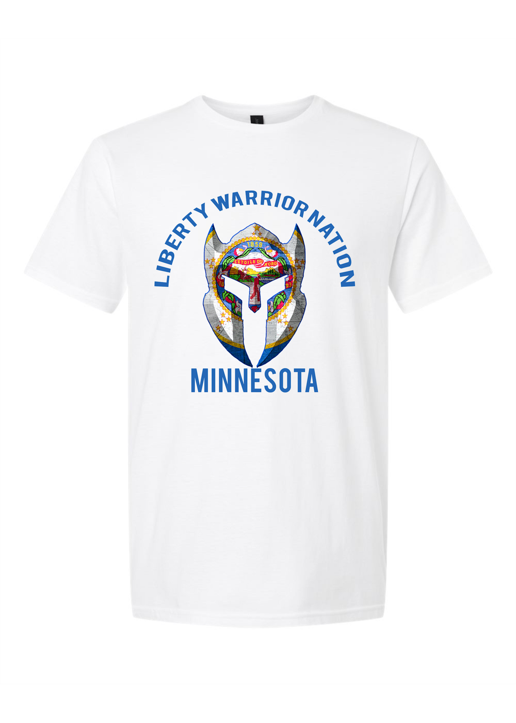 LWN Liberty Warrior Nation Minnesota v2 with Text Shirt