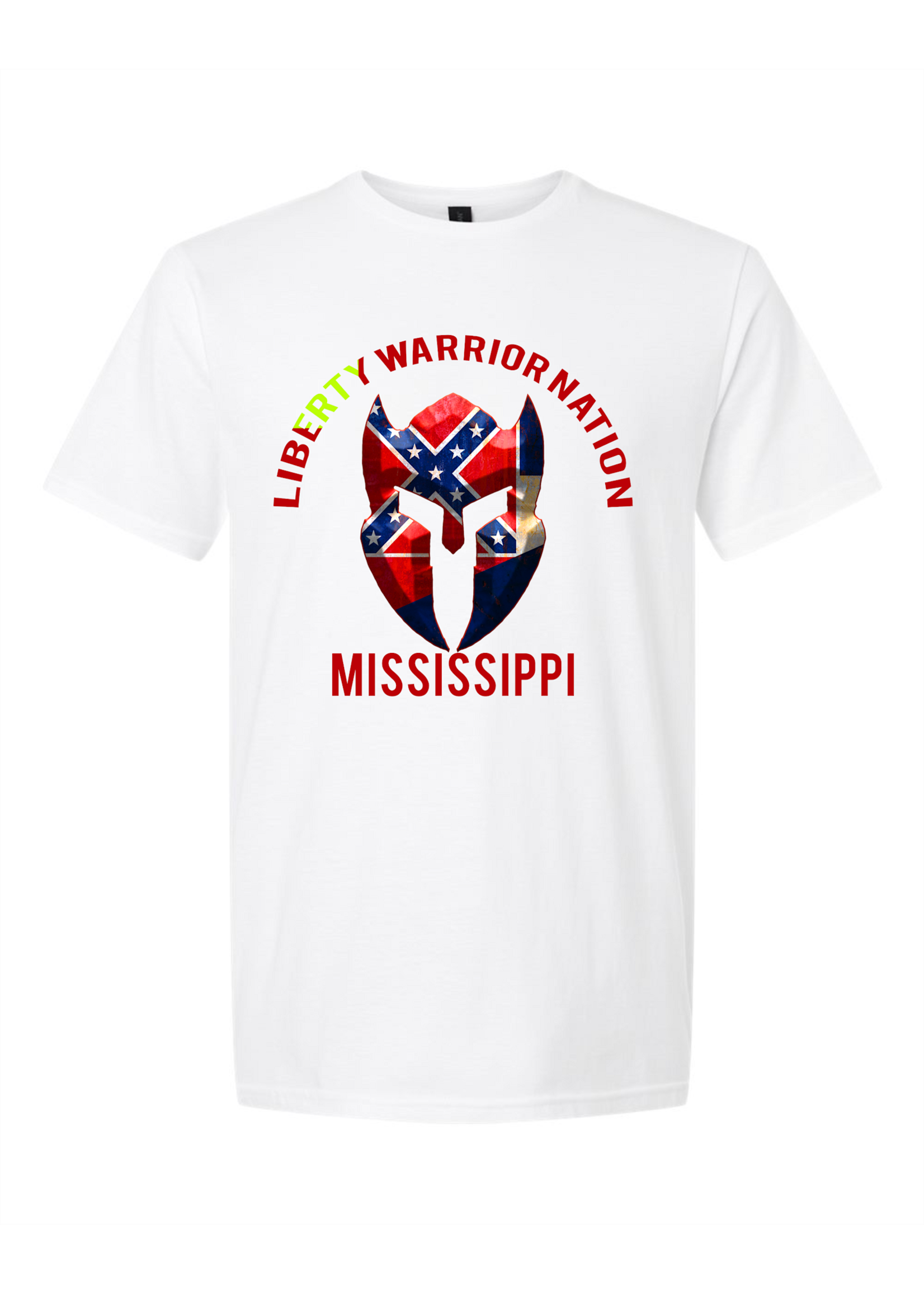 LWN Liberty Warrior Nation Mississippi v2 with Text Shirt