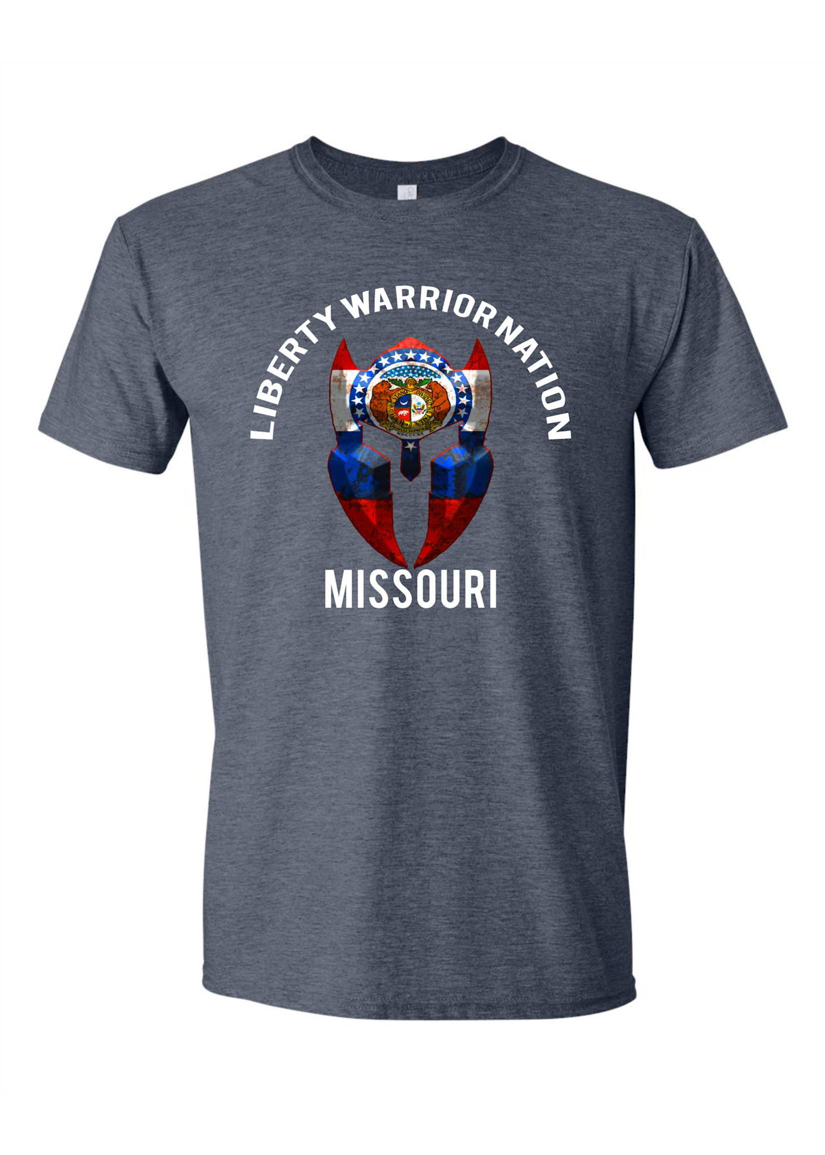 LWN Liberty Warrior Nation Missouri v2 with Text Shirt