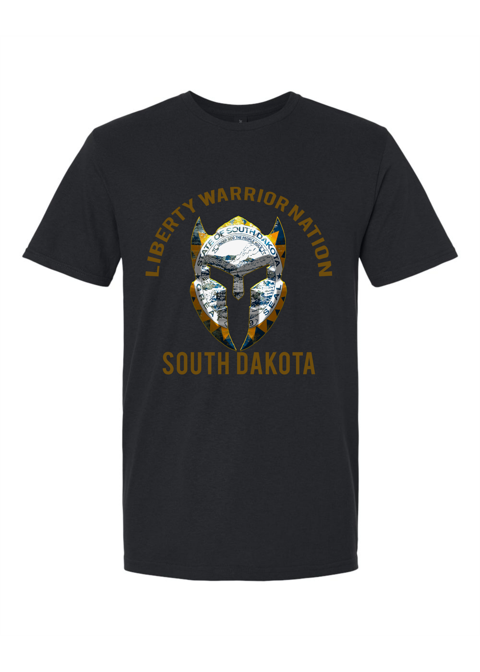 LWN Liberty Warrior Nation South Dakota v2 with Text Shirt