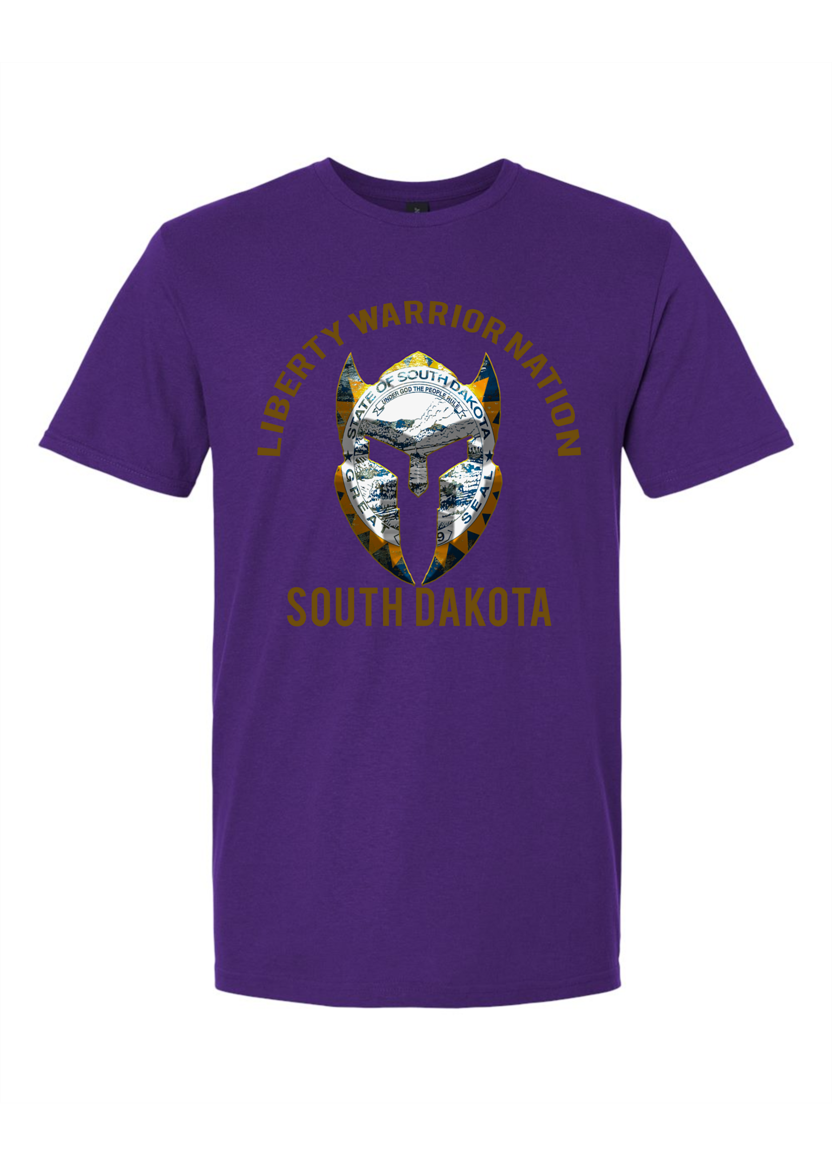 LWN Liberty Warrior Nation South Dakota v2 with Text Shirt