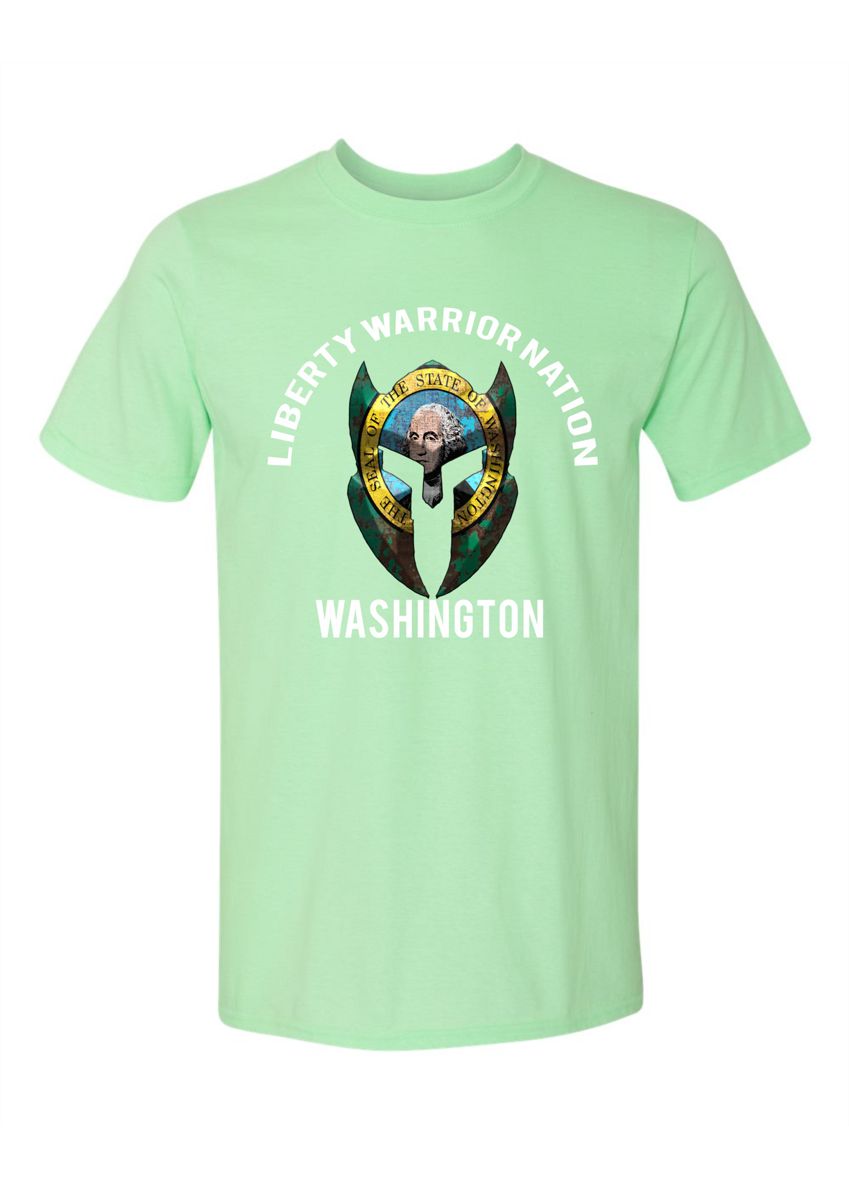 LWN Liberty Warrior Nation Washington v2 with Text Shirt