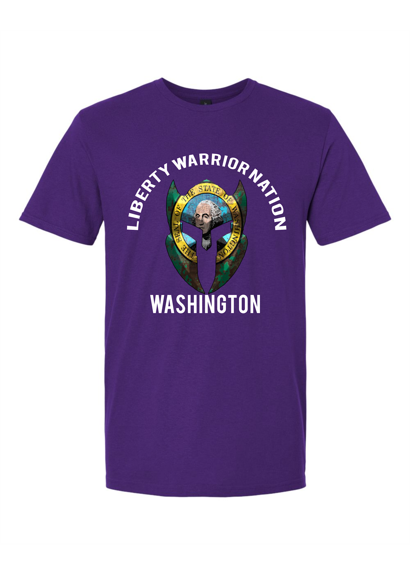 LWN Liberty Warrior Nation Washington v2 with Text Shirt