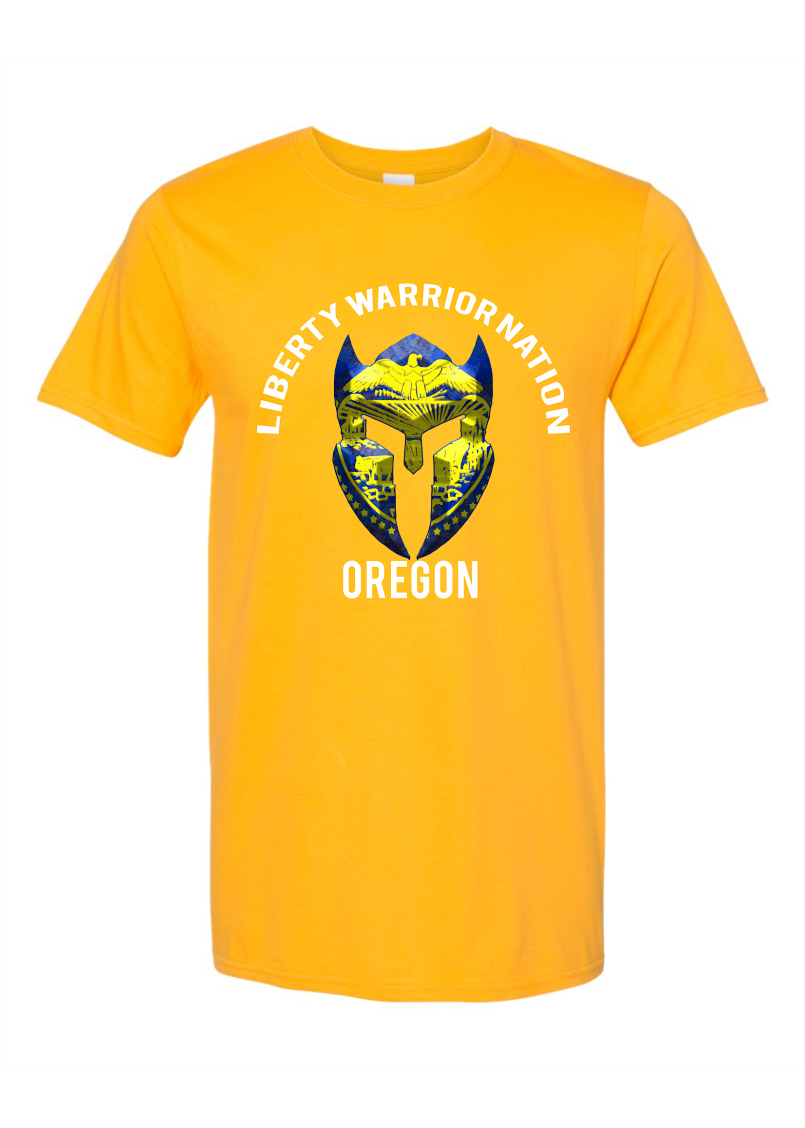 LWN Liberty Warrior Nation Oregon v2 with Text Shirt
