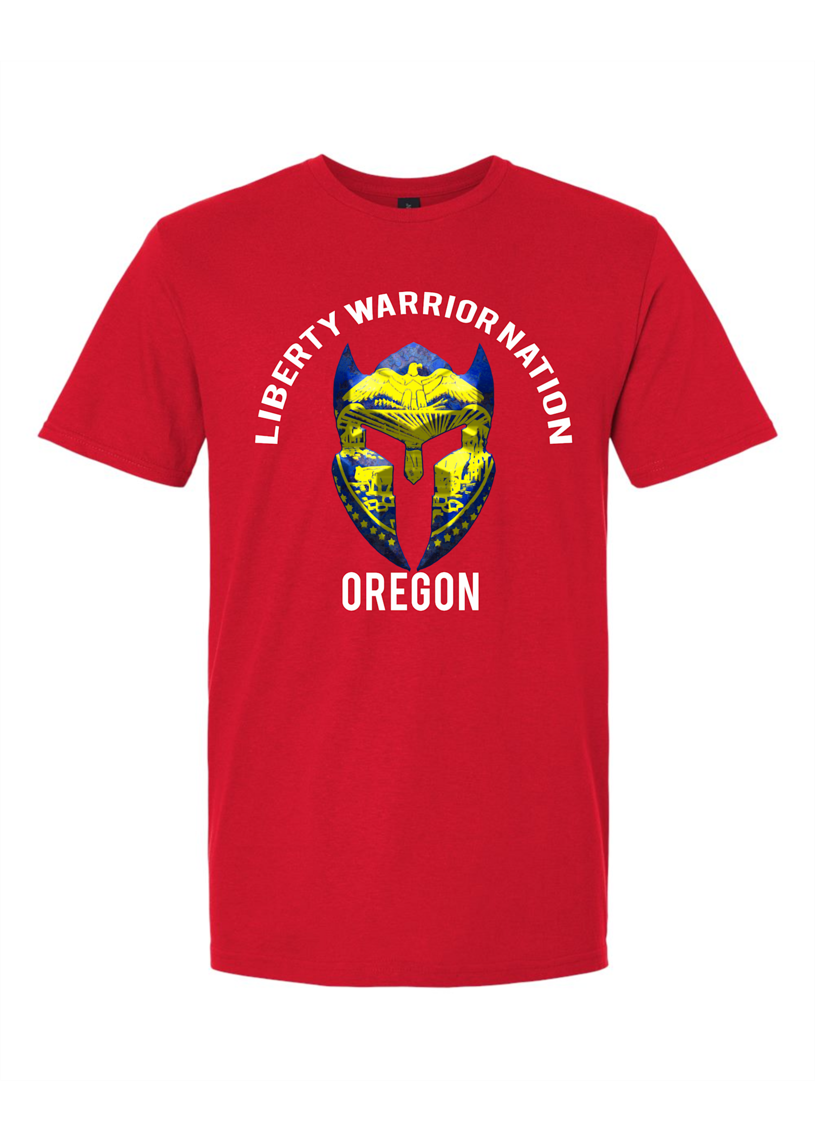 LWN Liberty Warrior Nation Oregon v2 with Text Shirt