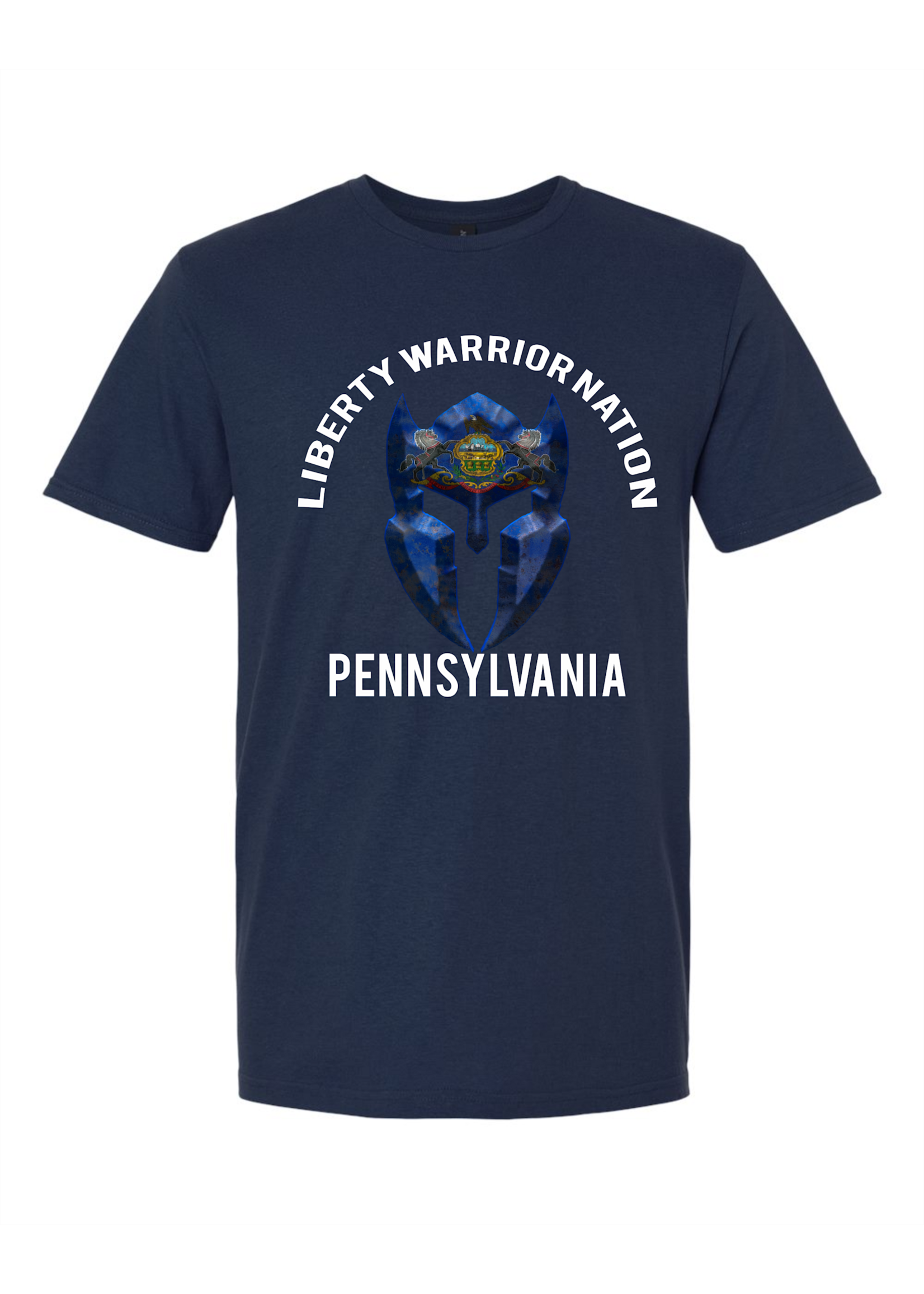 LWN Liberty Warrior Nation Pennsylvania v2 with Text Shirt