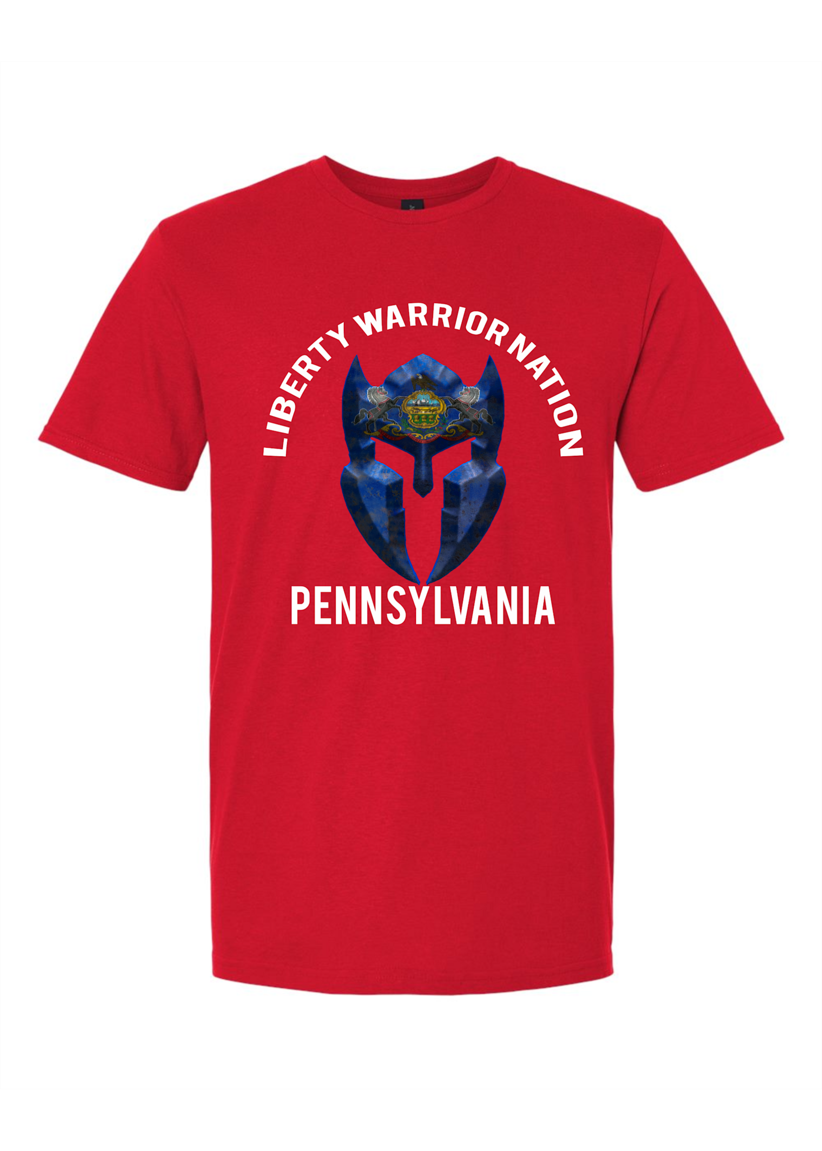 LWN Liberty Warrior Nation Pennsylvania v2 with Text Shirt