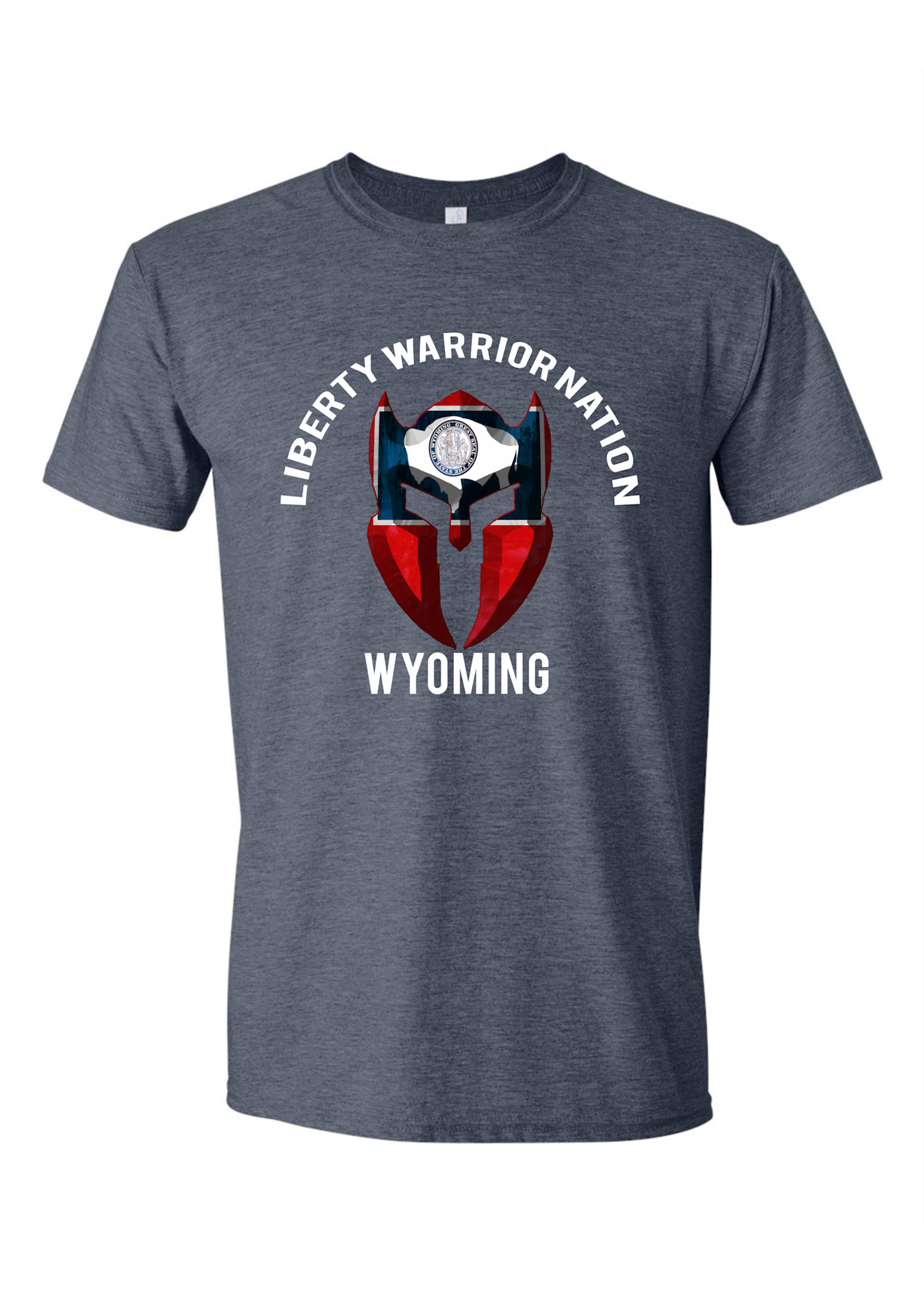 LWN Liberty Warrior Nation Wyoming v2 with Text Shirt