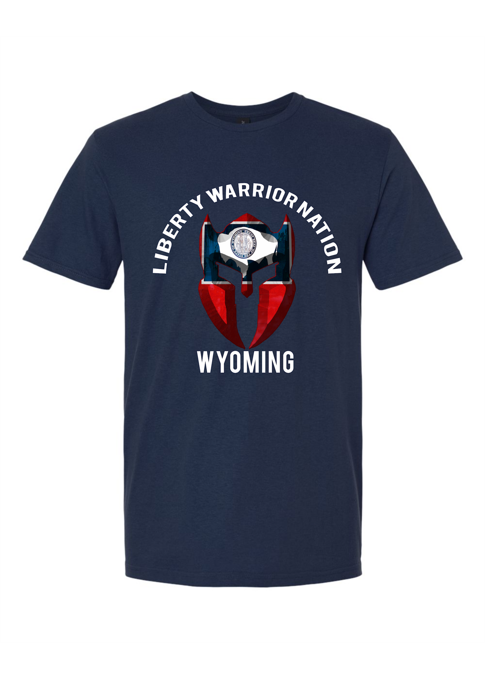 LWN Liberty Warrior Nation Wyoming v2 with Text Shirt