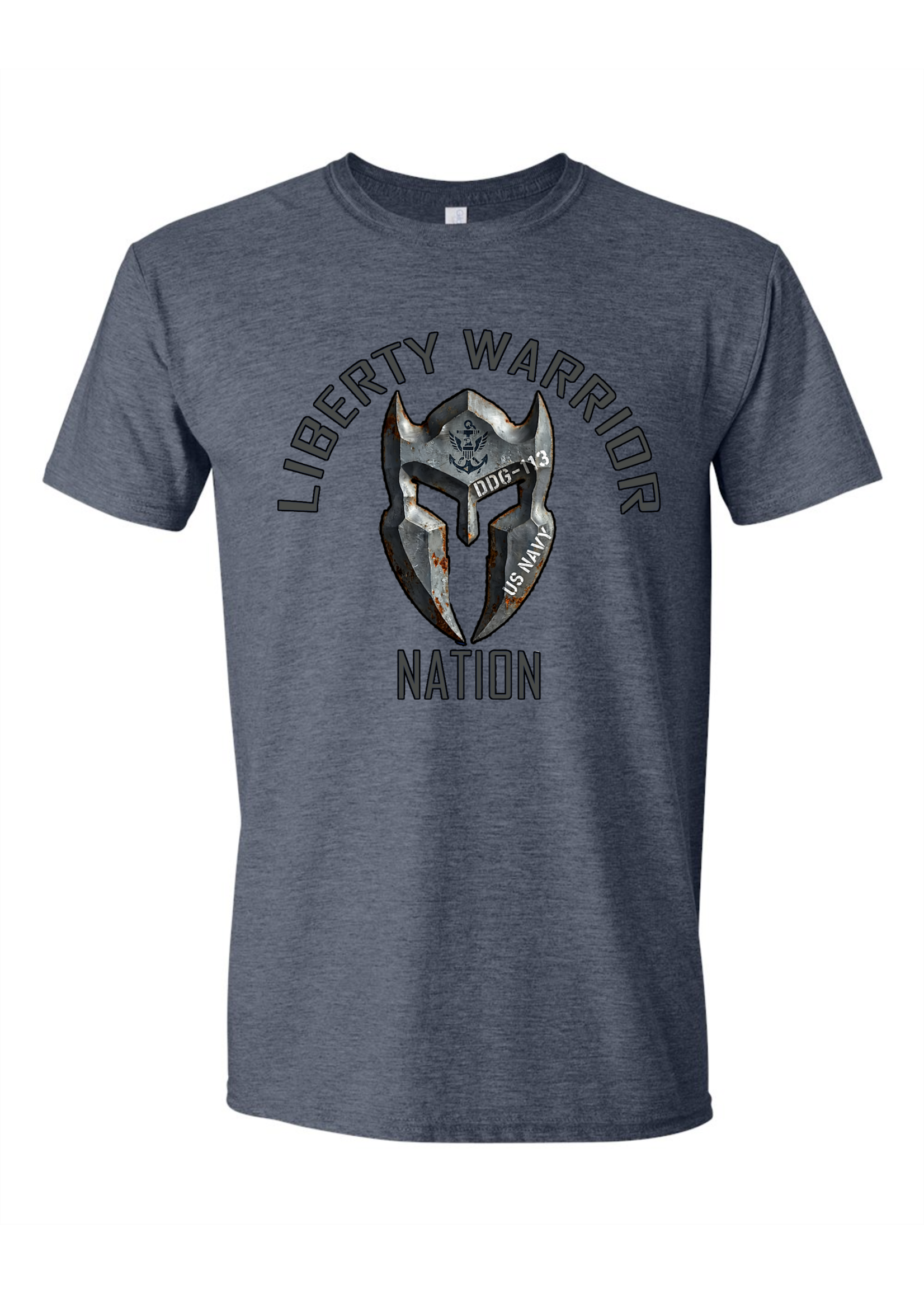 LWN Liberty Warrior Nation Navy DDG-113 Shirt