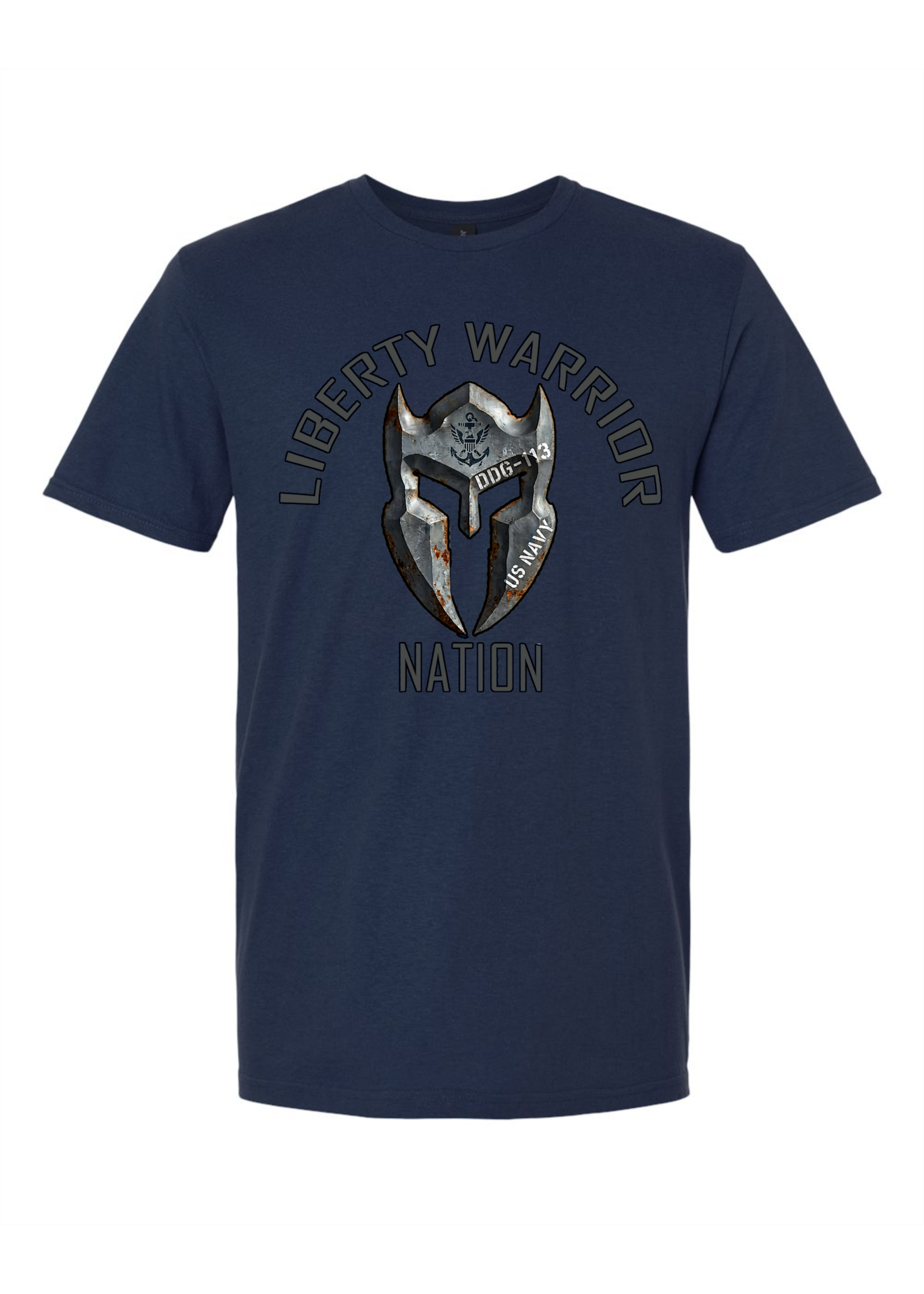 LWN Liberty Warrior Nation Navy DDG-113 Shirt