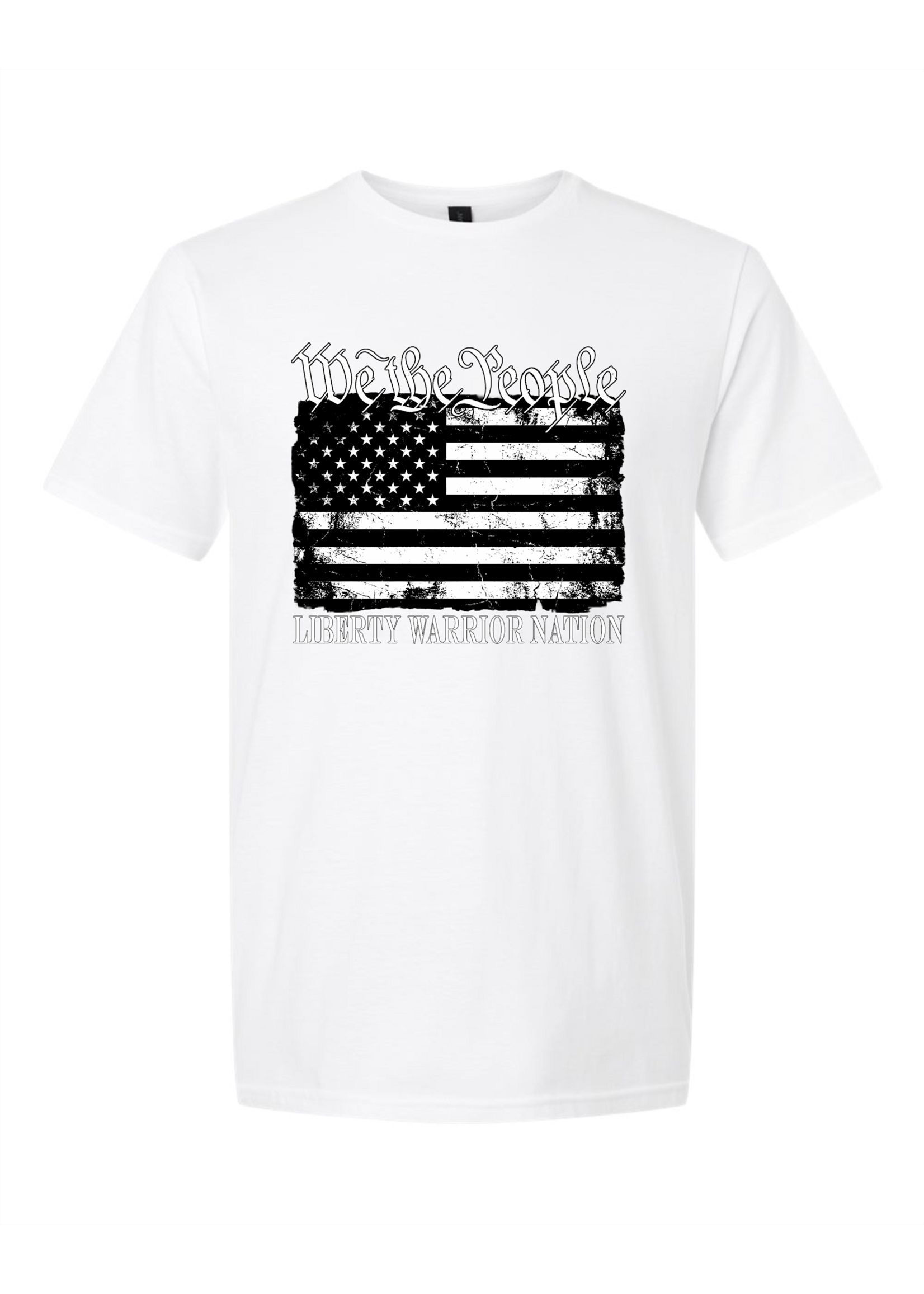 LWN Liberty Warrior Nation We The People Flag Shirt