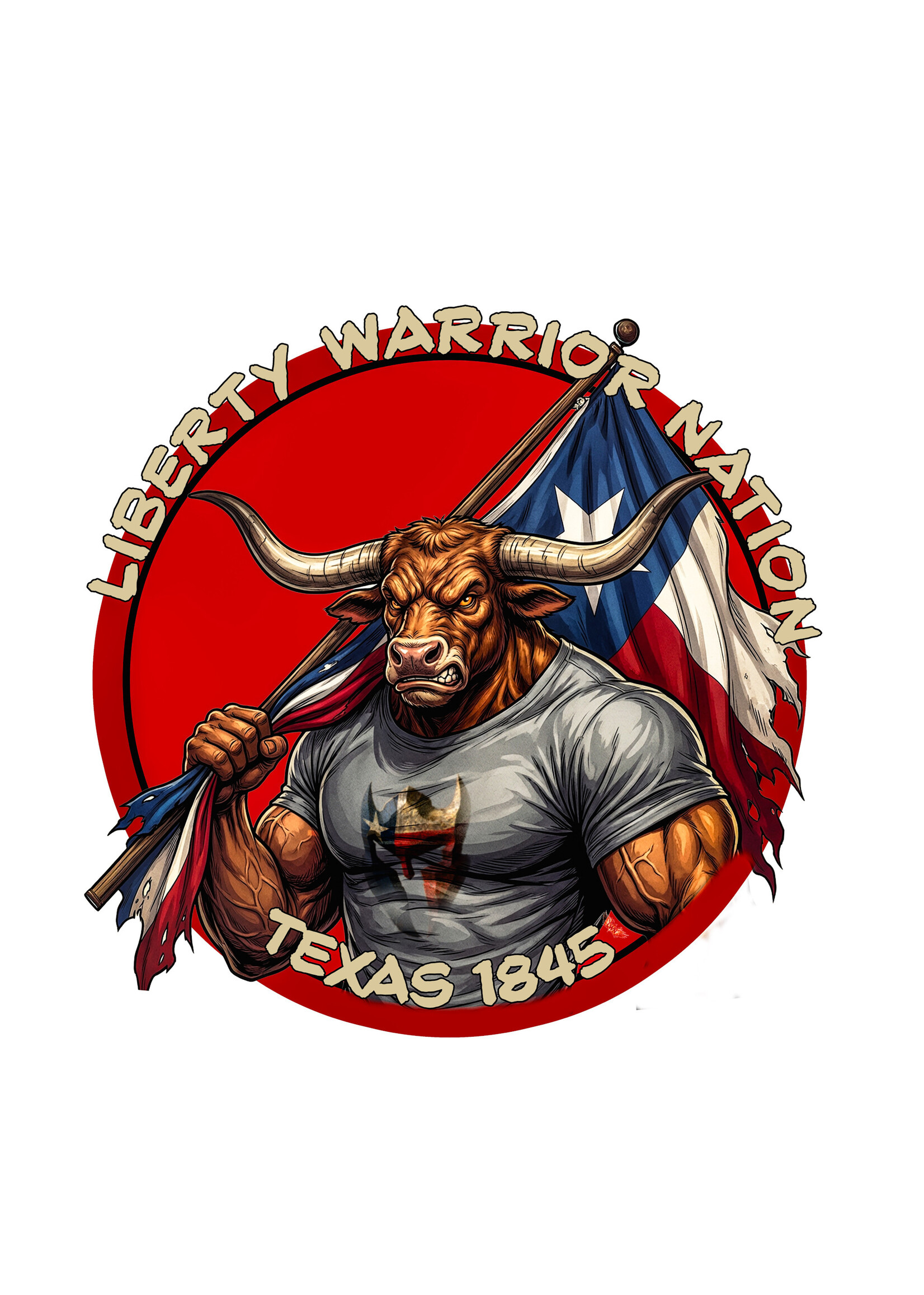 LWN Liberty Warrior Nation State Animal Texas