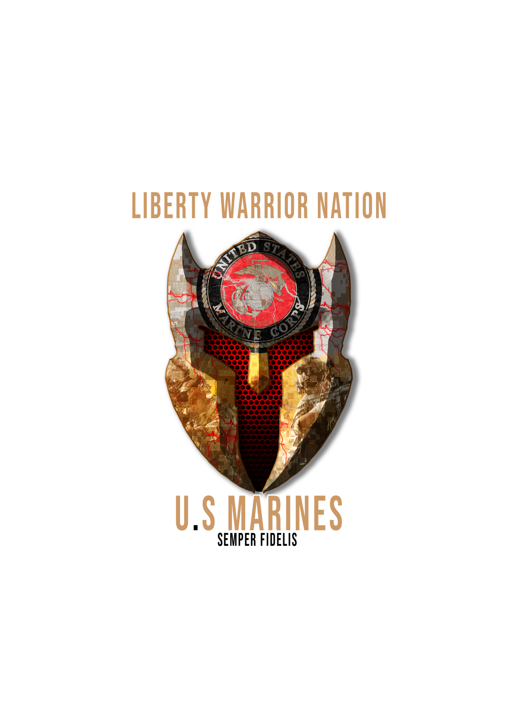 LWN Liberty Warrior Nation US Marines DTF