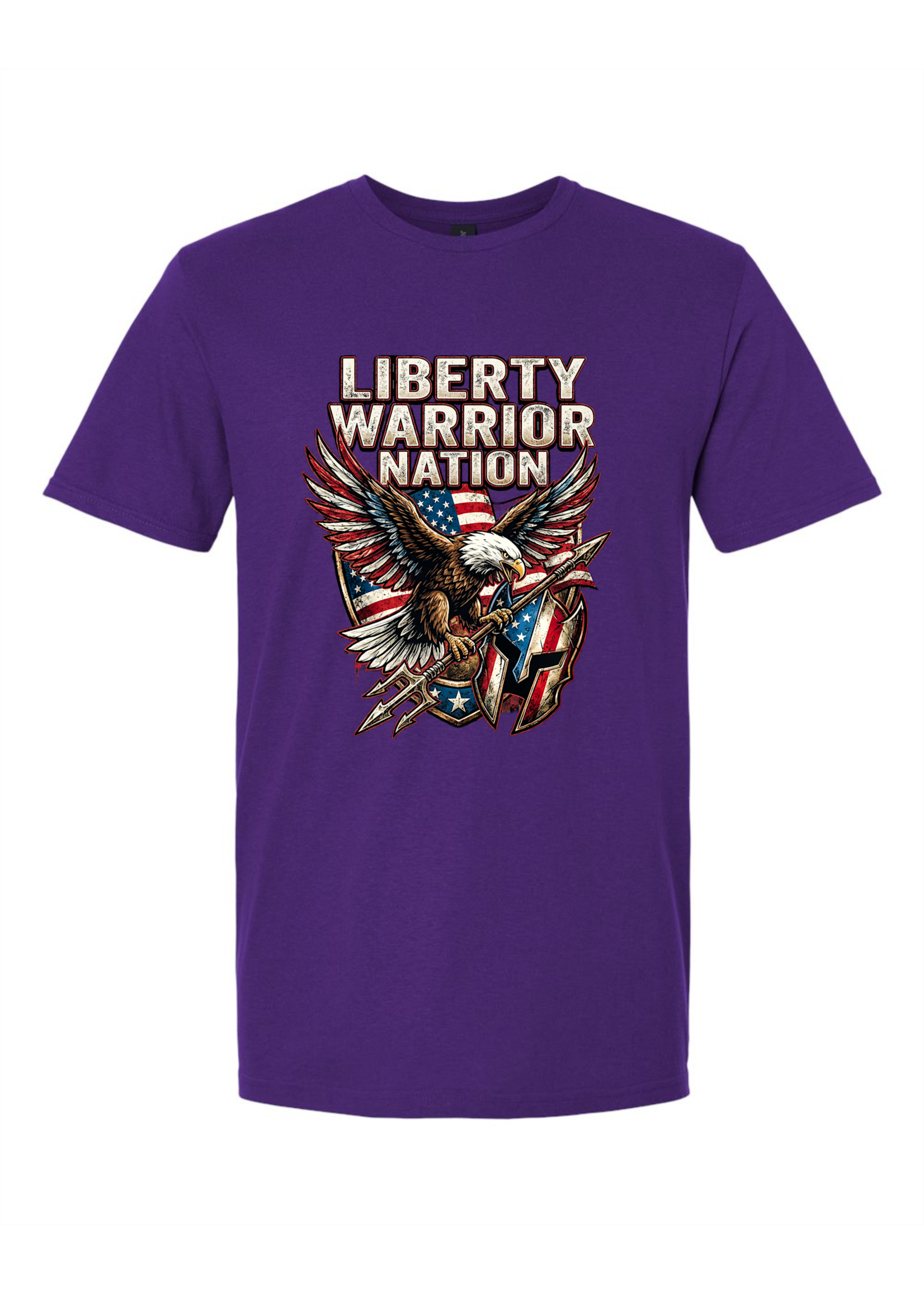 LWN Liberty Warrior Nation American Eagle Flagstaff Shirt