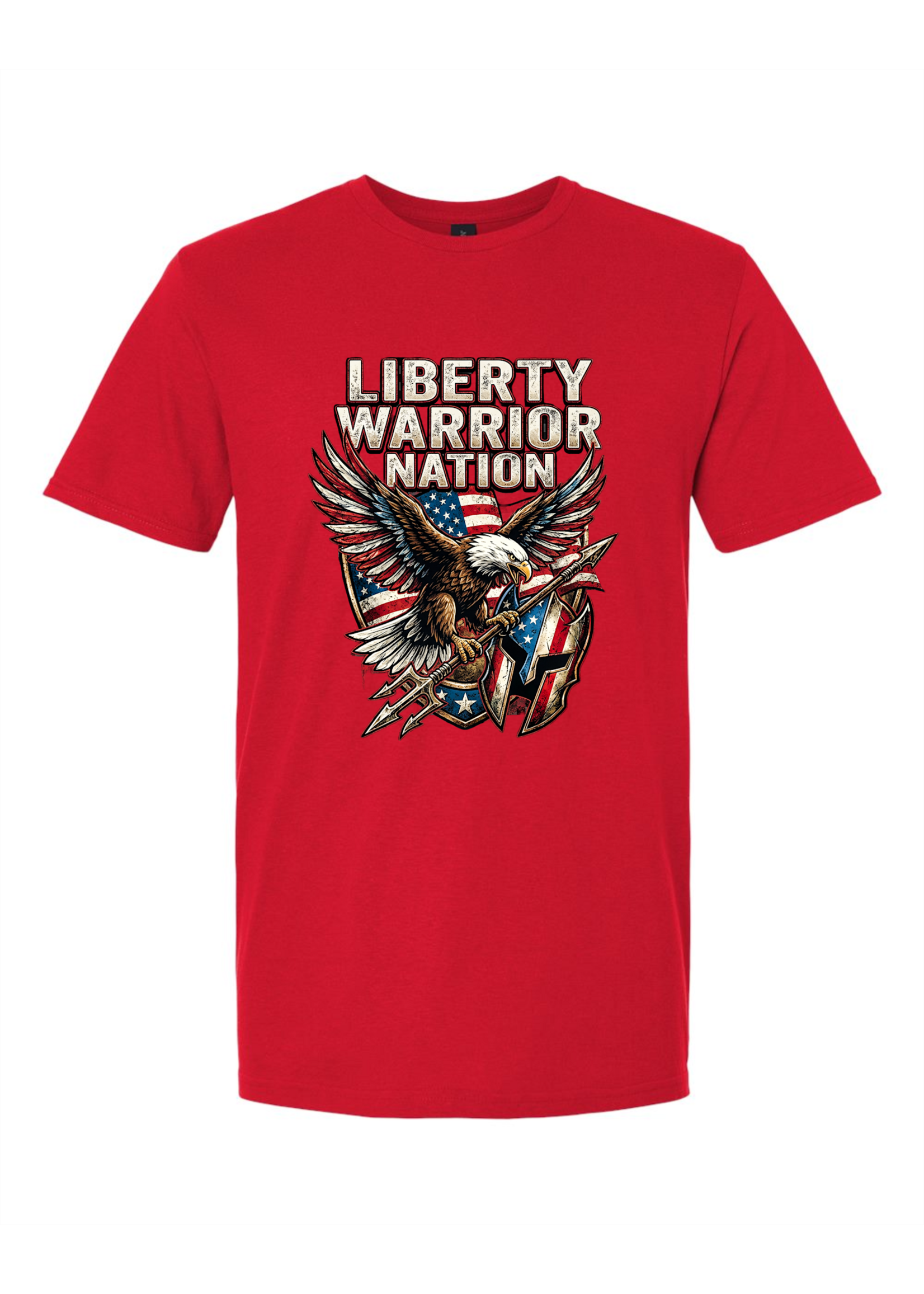 LWN Liberty Warrior Nation American Eagle Flagstaff Shirt