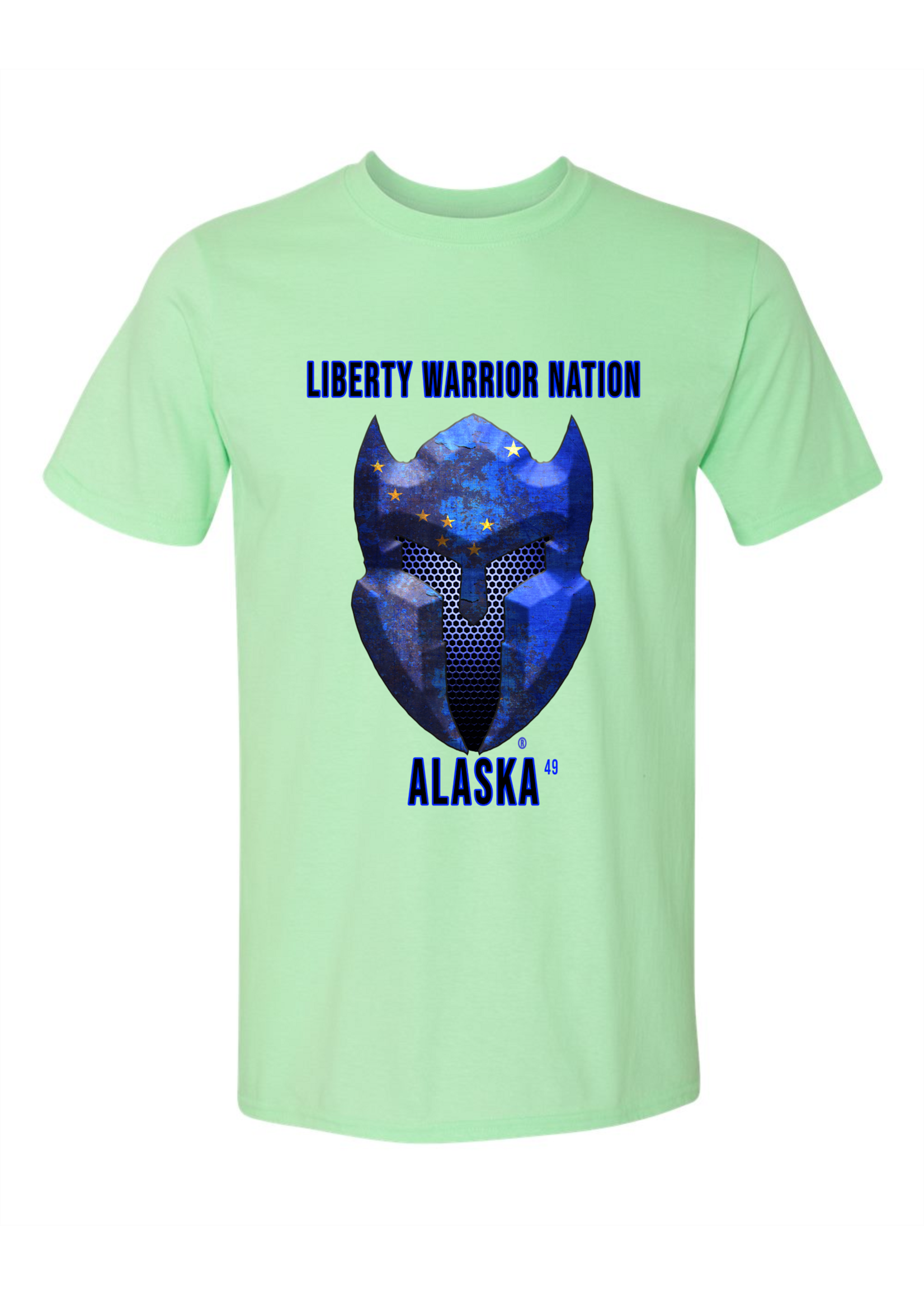 LWN Liberty Warrior Nation Alaska with Text Shirt
