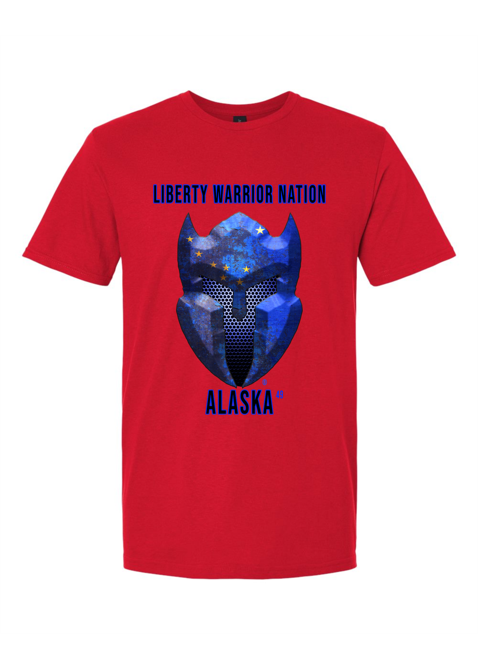 LWN Liberty Warrior Nation Alaska with Text Shirt