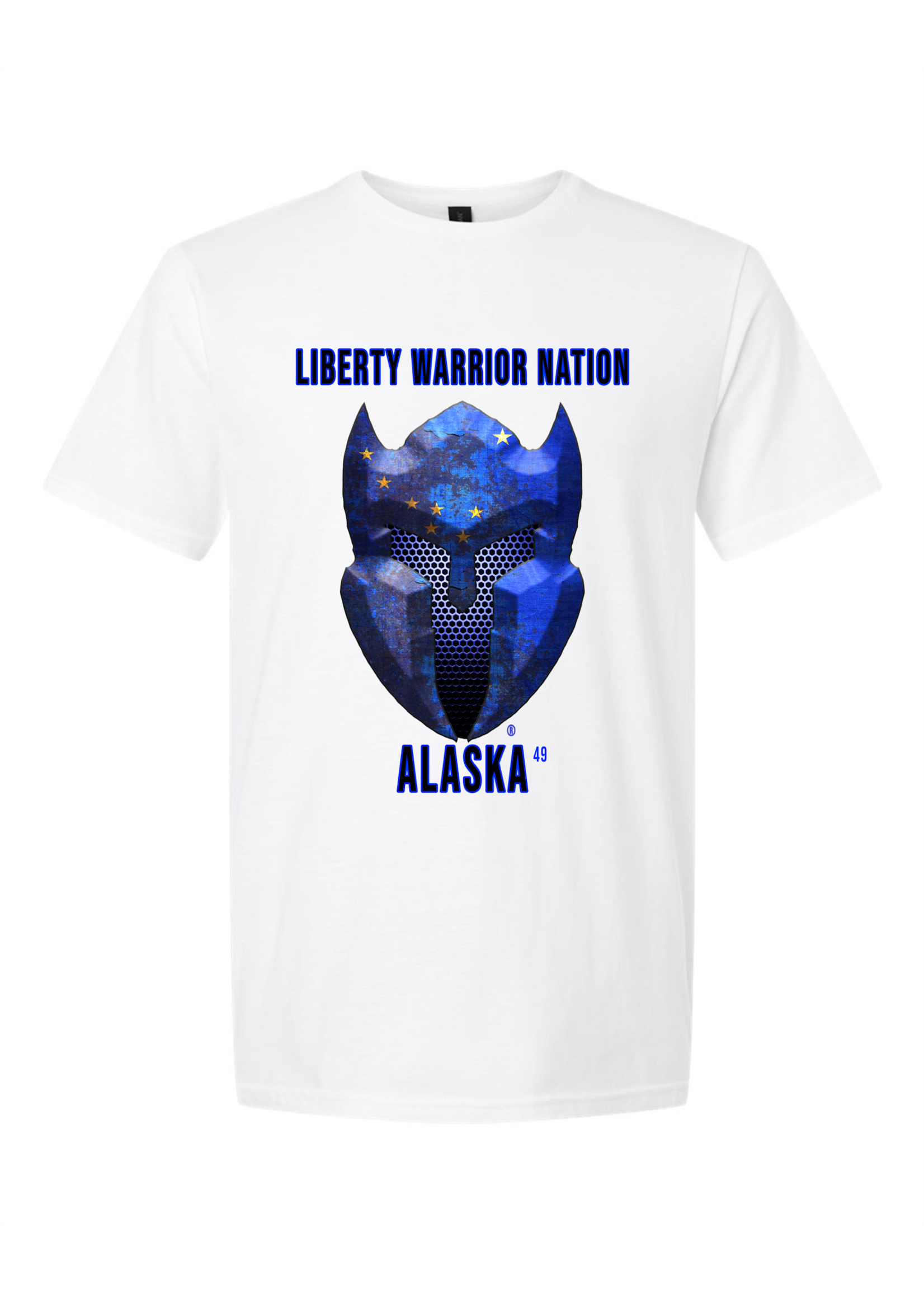 LWN Liberty Warrior Nation Alaska with Text Shirt