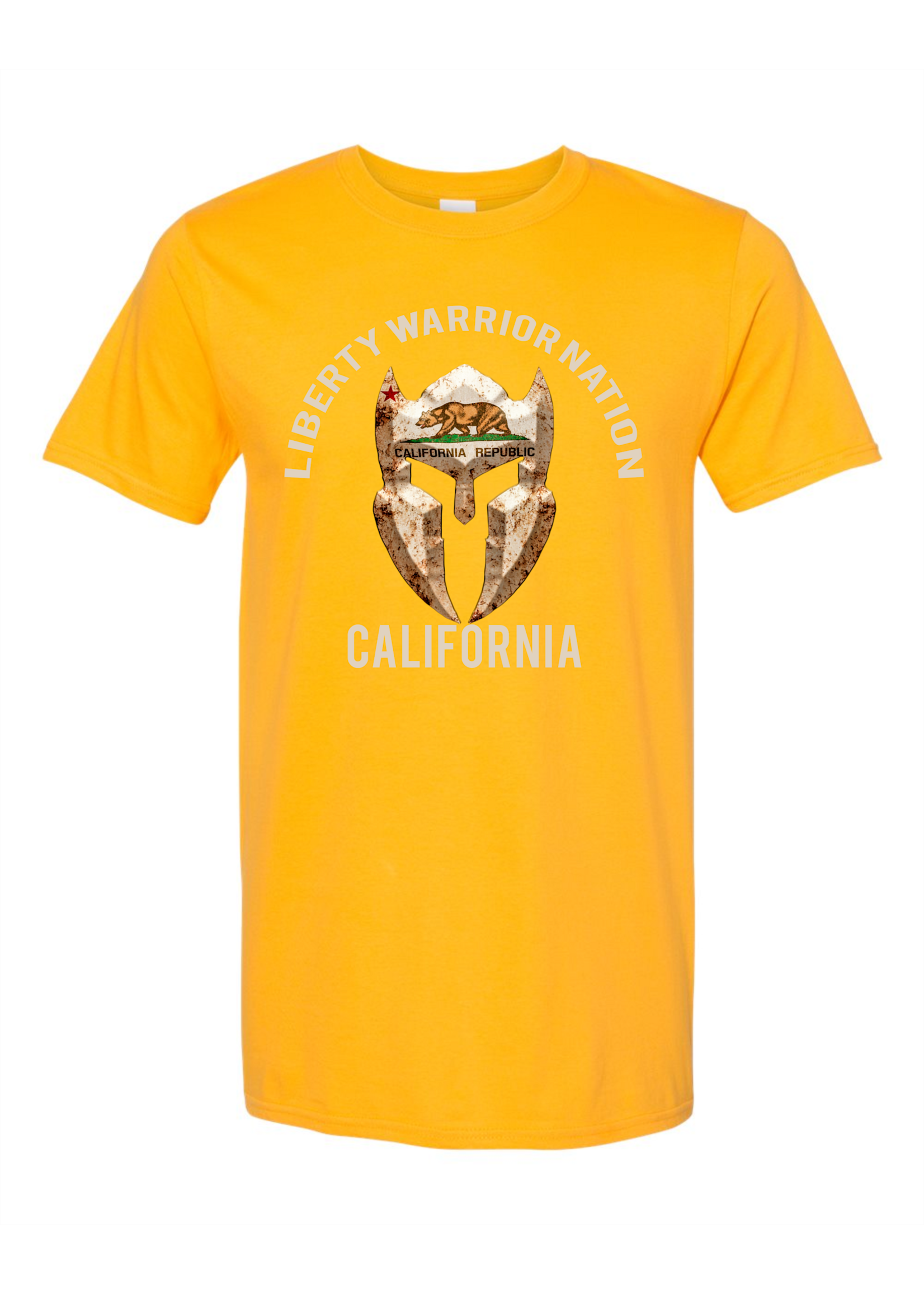 LWN Liberty Warrior Nation California v2 with Text Shirt