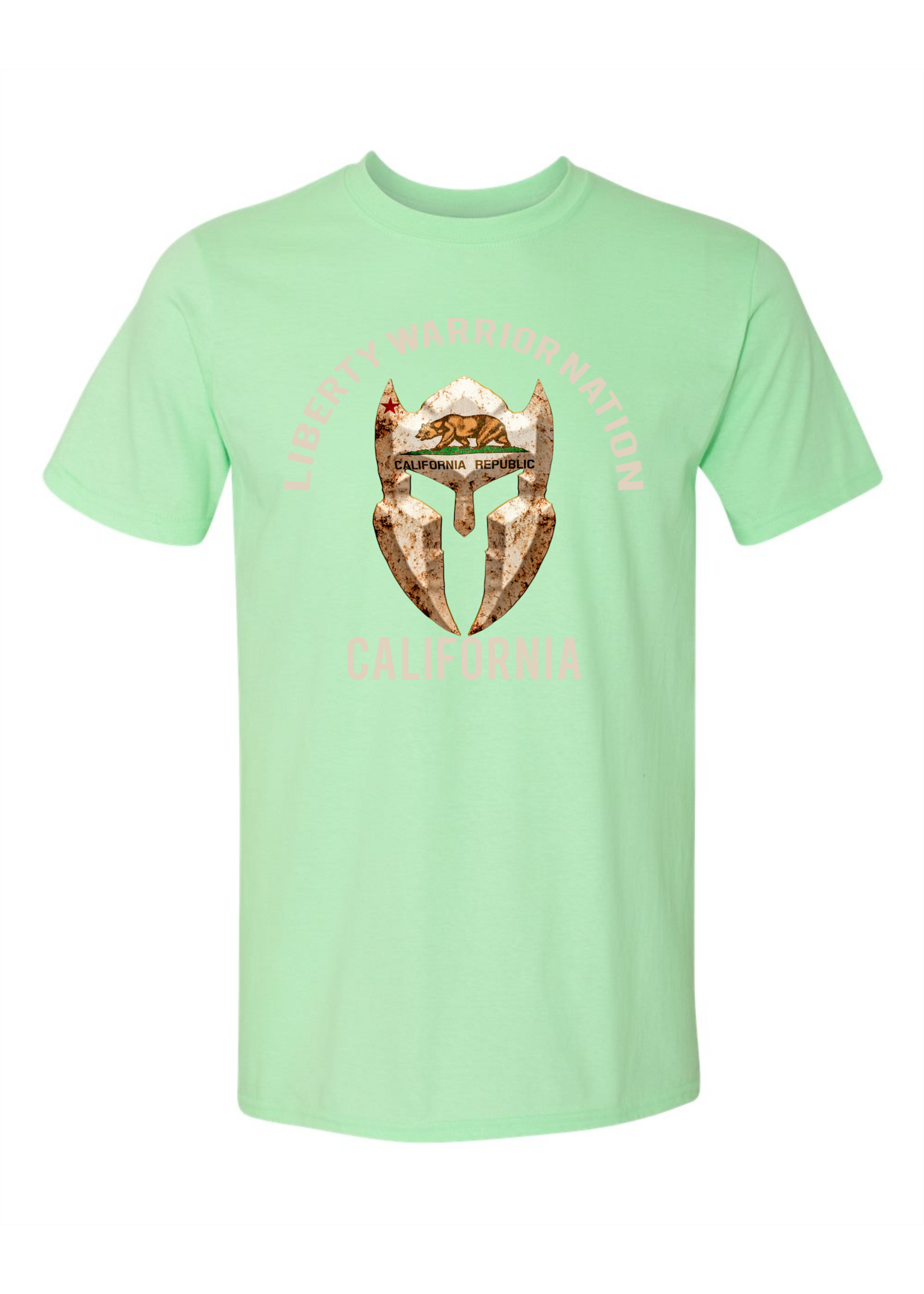 LWN Liberty Warrior Nation California v2 with Text Shirt