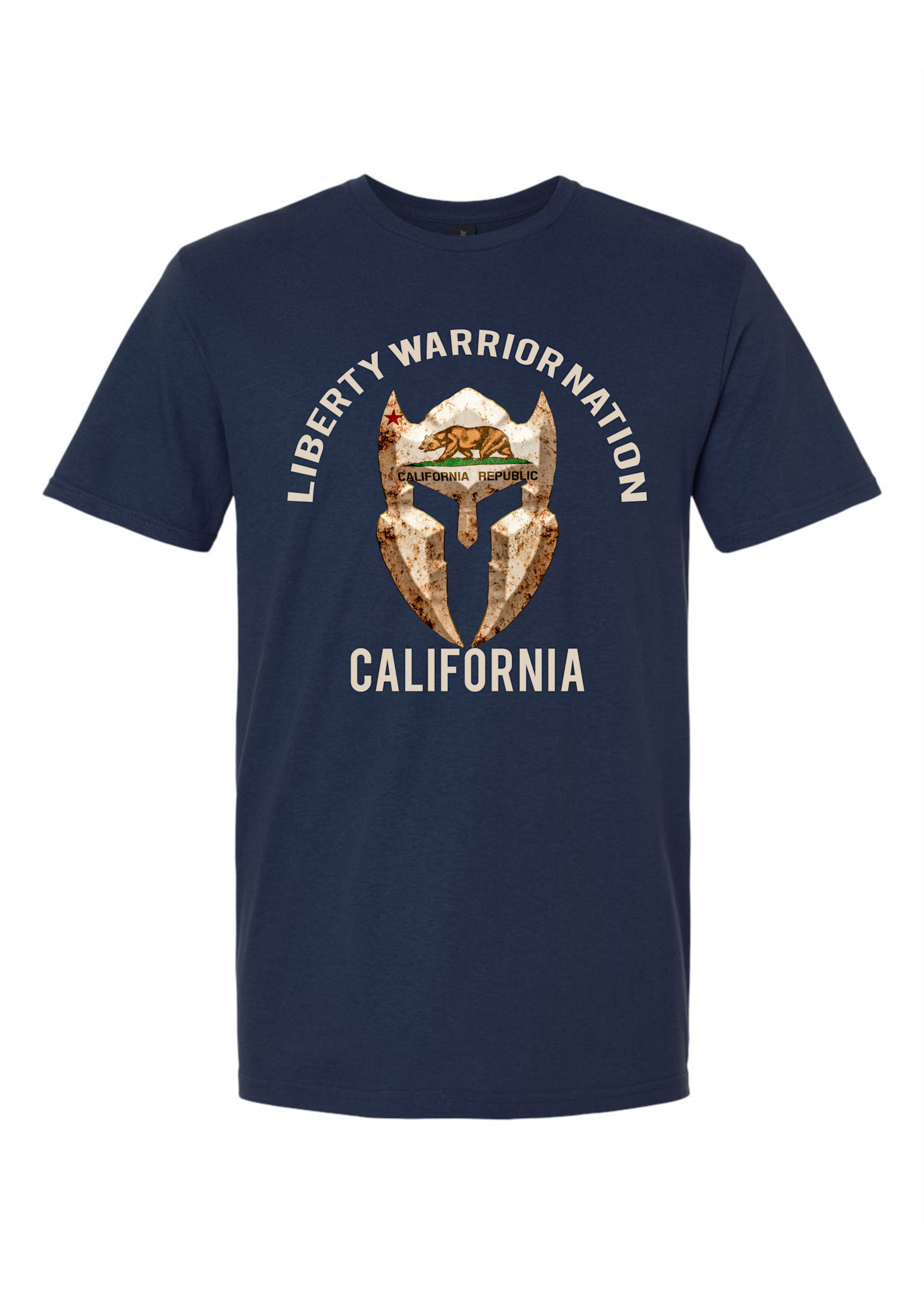 LWN Liberty Warrior Nation California v2 with Text Shirt