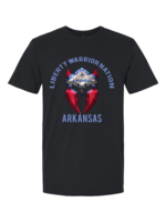 LWN Liberty Warrior Nation Arkansas v2 with Text Shirt
