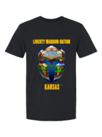 LWN Liberty Warrior Nation Kansas with Text Shirt