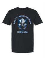 LWN Liberty Warrior Nation Louisiana v2 with Text Shirt