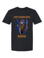 LWN Liberty Warrior Nation Michigan with Text Shirt