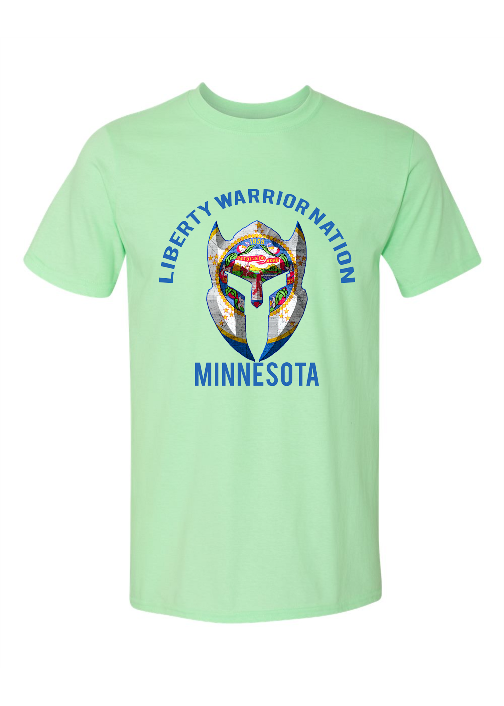 LWN Liberty Warrior Nation Minnesota v2 with Text Shirt