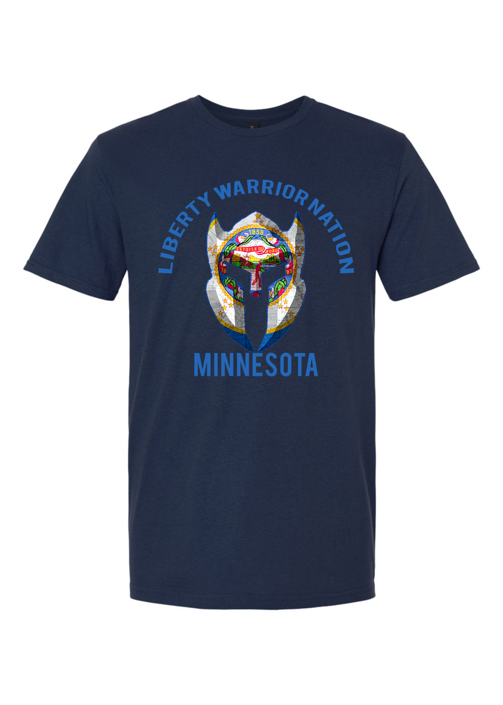 LWN Liberty Warrior Nation Minnesota v2 with Text Shirt