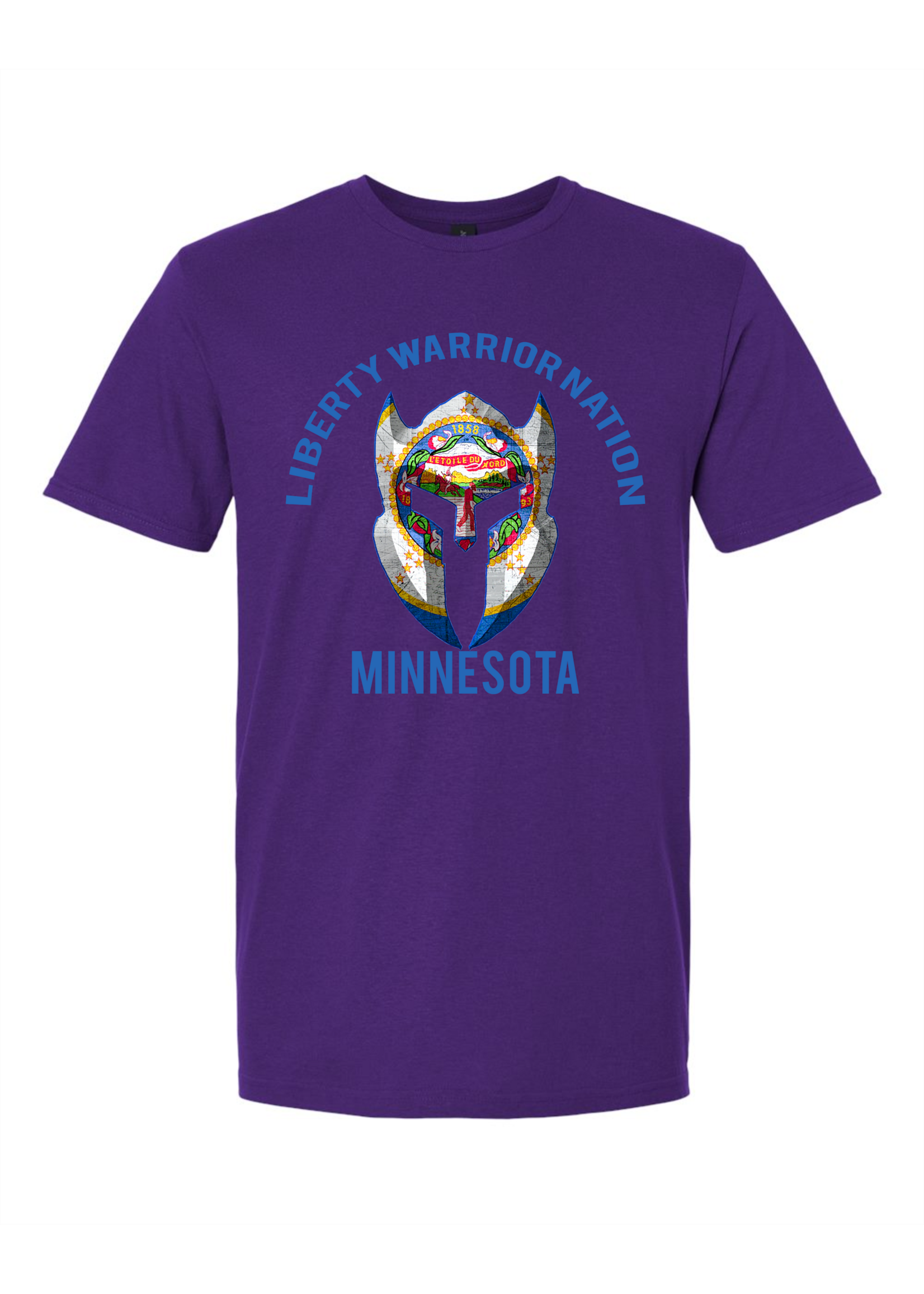 LWN Liberty Warrior Nation Minnesota v2 with Text Shirt