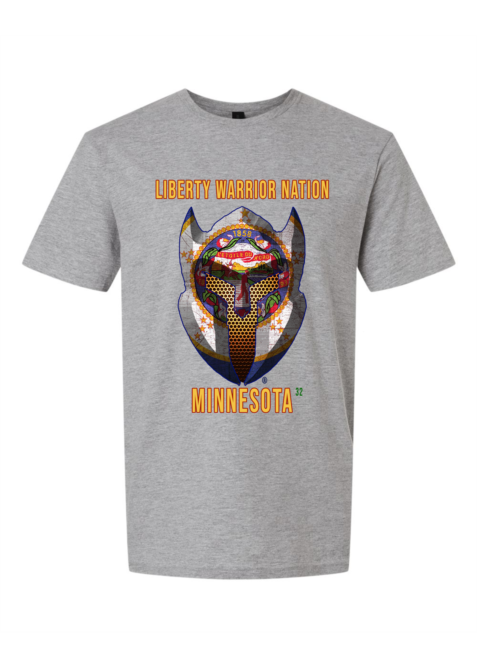 LWN Liberty Warrior Nation Minnesota with Text Shirt