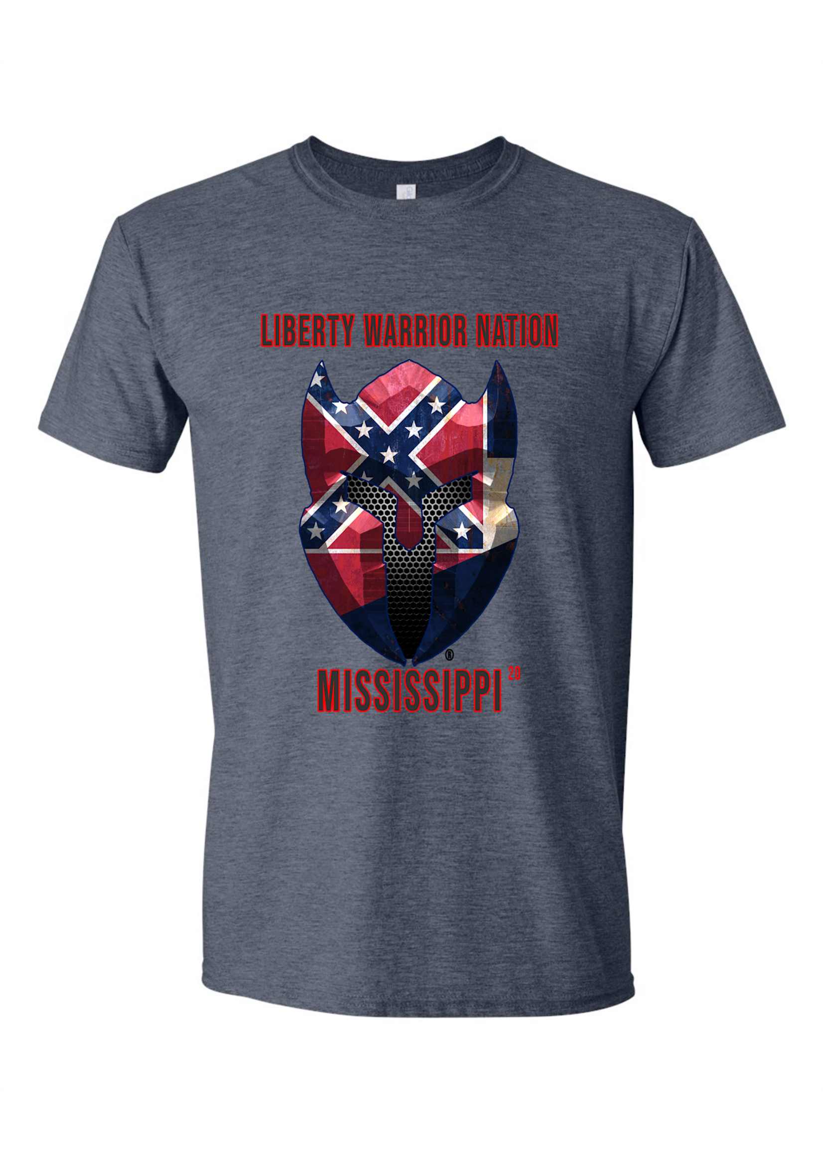 LWN Liberty Warrior Nation Mississippi with Text Shirt