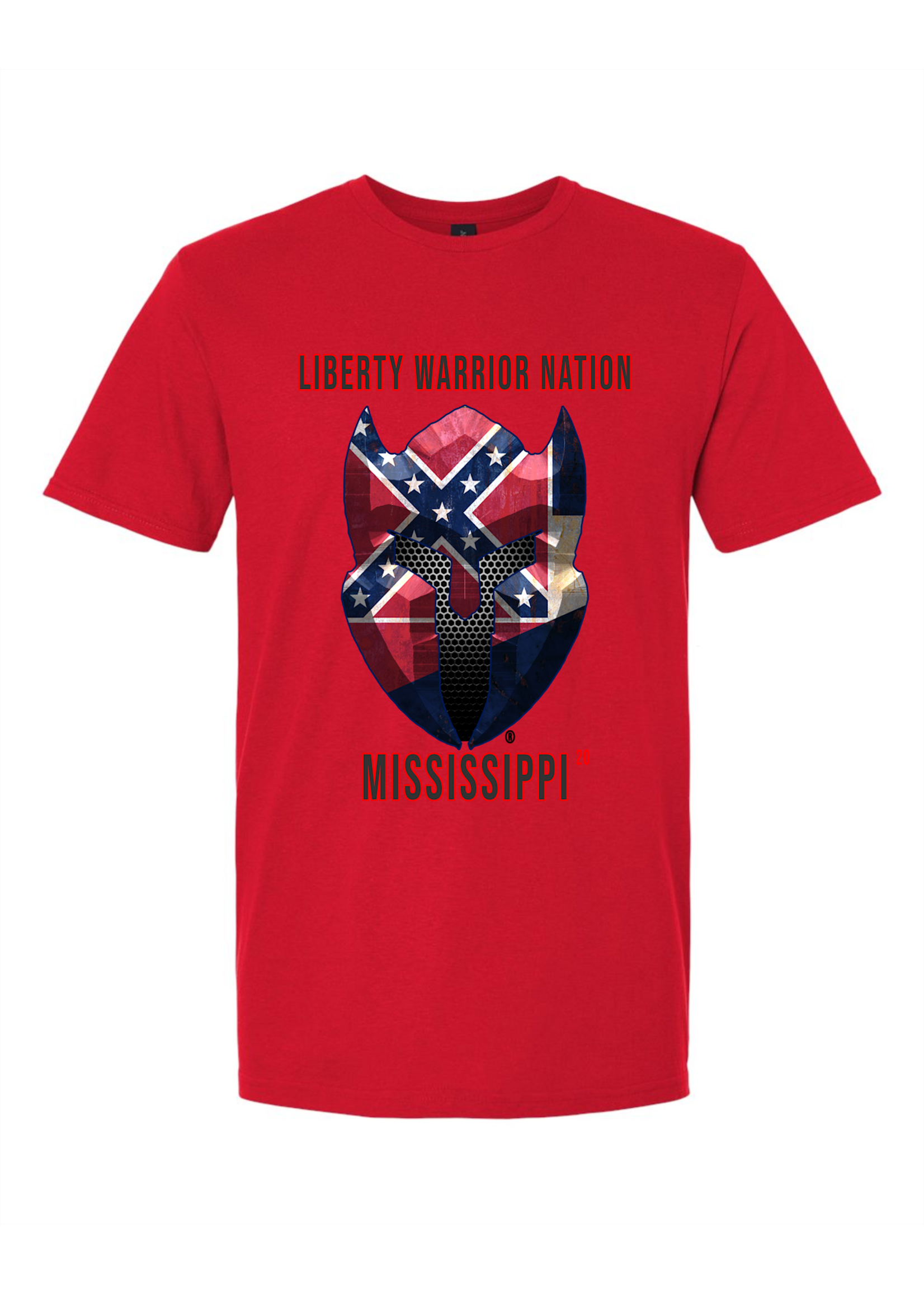 LWN Liberty Warrior Nation Mississippi with Text Shirt